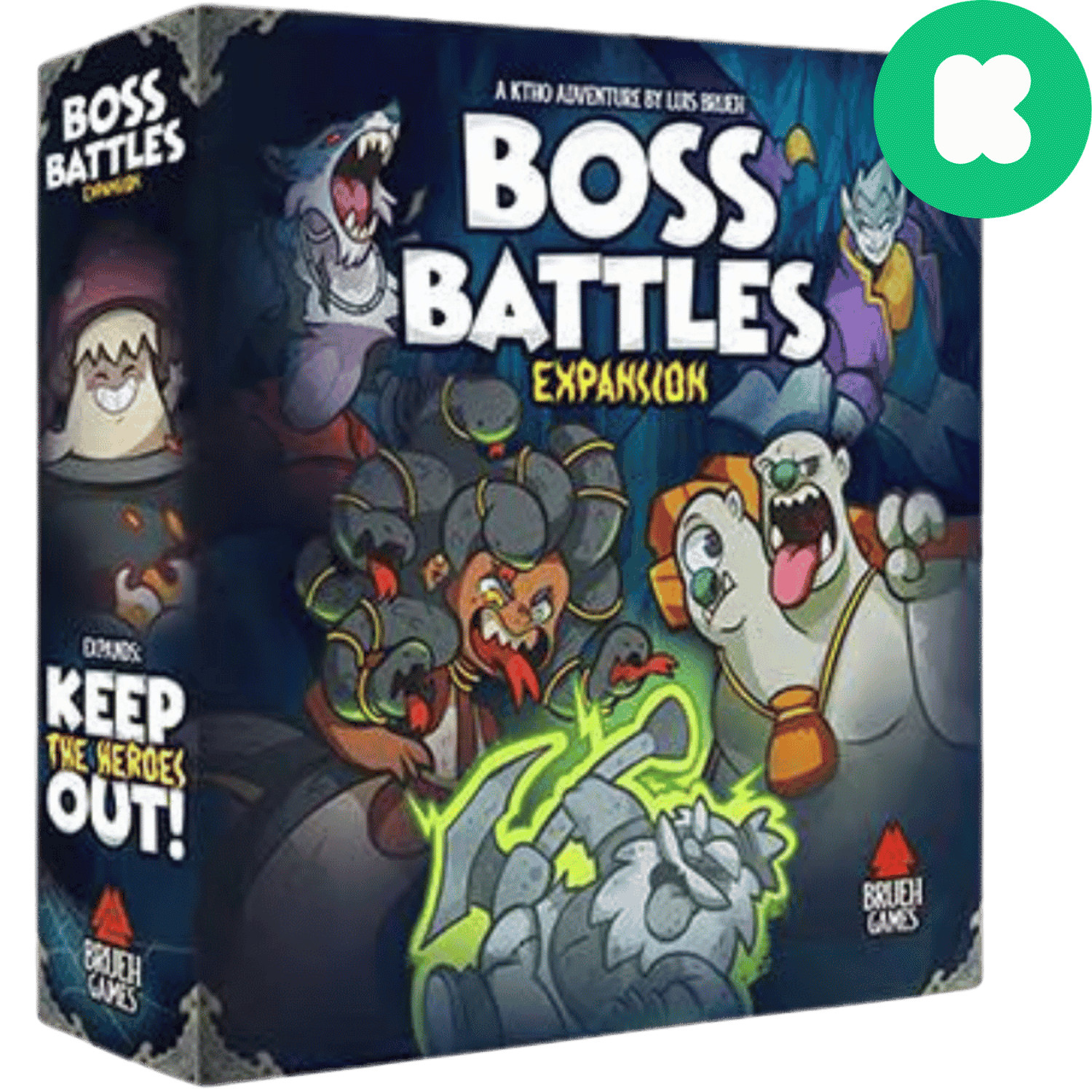 Keep the Heroes Out Boss Battles Expansion NEW SEALED Brueh Games
