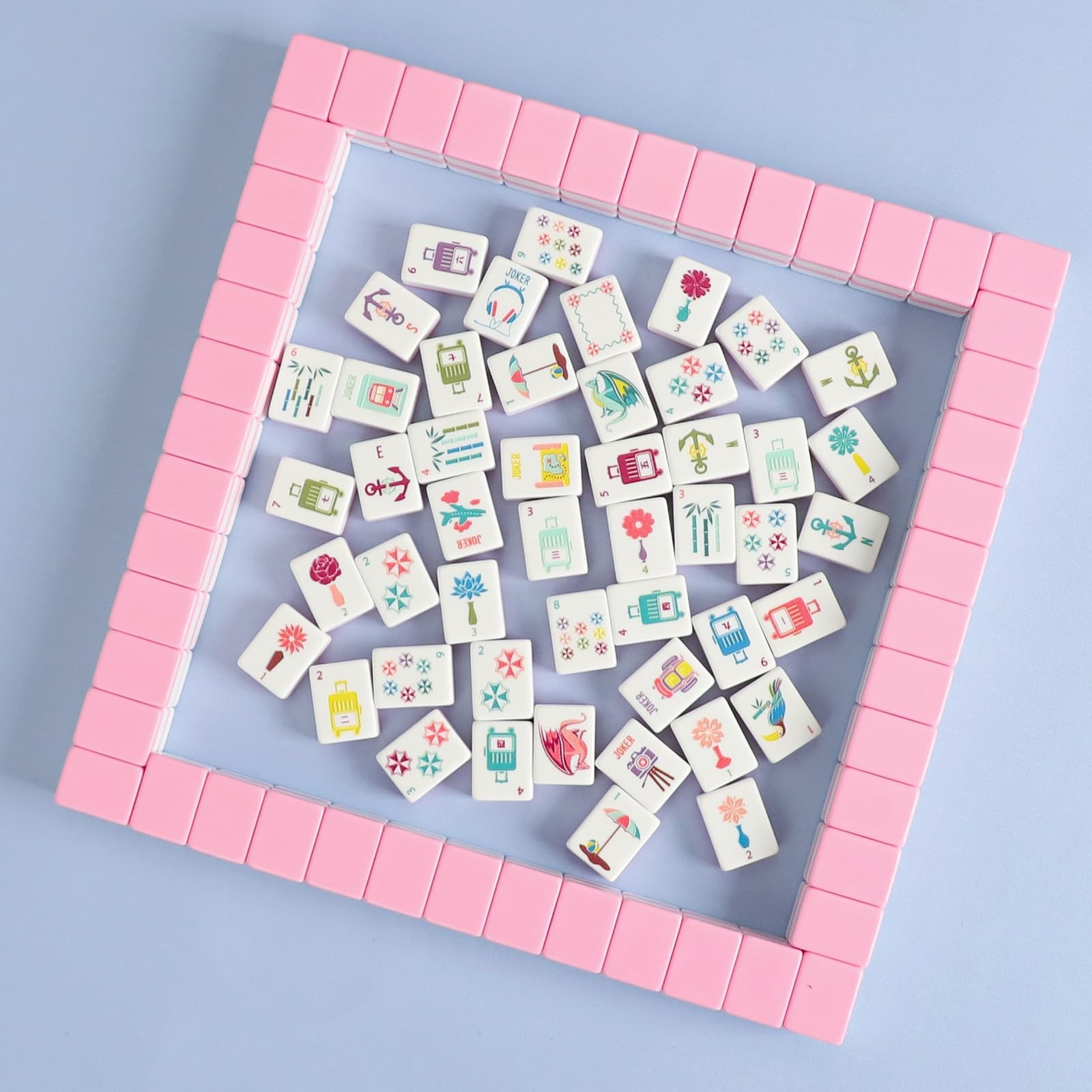 My Mahjong Trove 160 Pink Engraved 1 inches x 1 x 1 inches, 2-pink