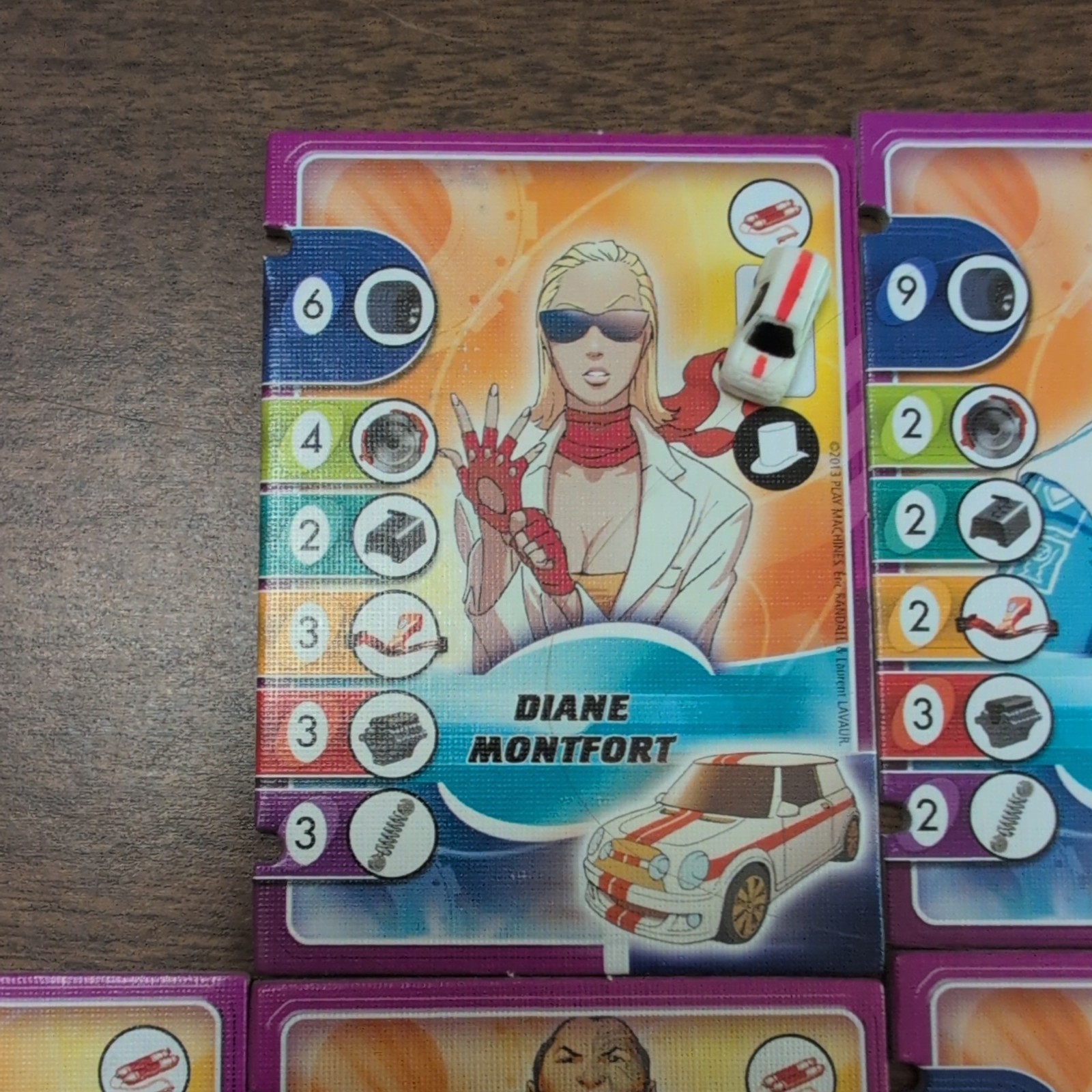 Replacement Drivers and Cars for Formula D Board Game