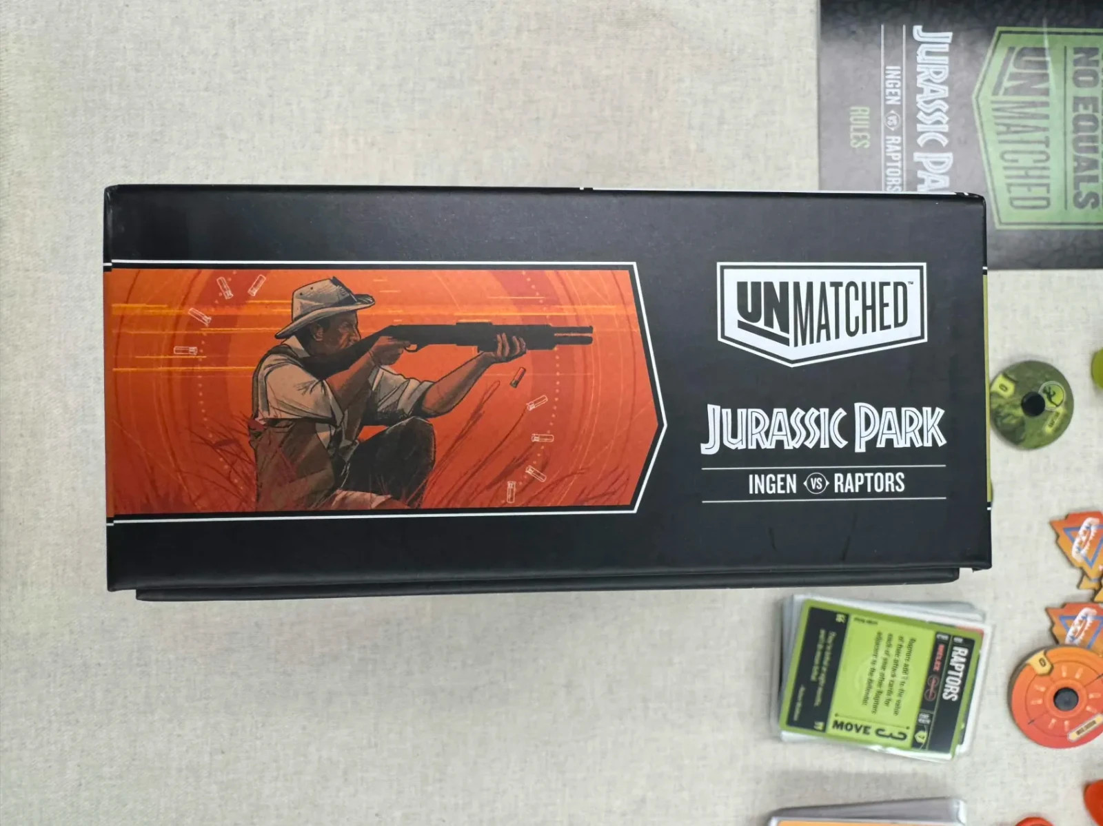 unmatched jurassic park: ingen vs. raptors good condition