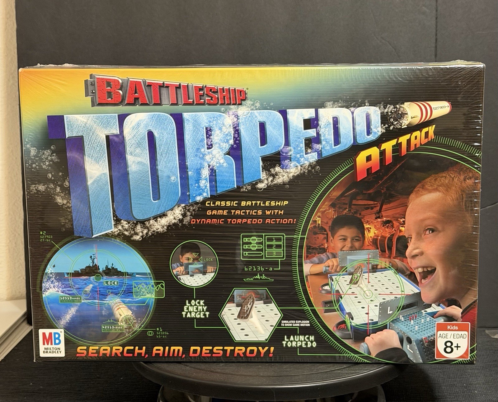 Battleship Torpedo Attack Board Game Hasbro 2007 Milton Bradley New Sealed