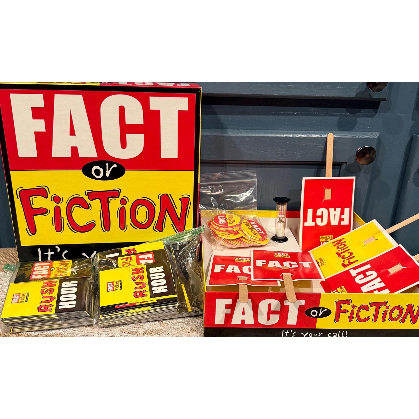 Fact or Fiction Board Game University Games 2002 Trivia It’s Your Call 01432