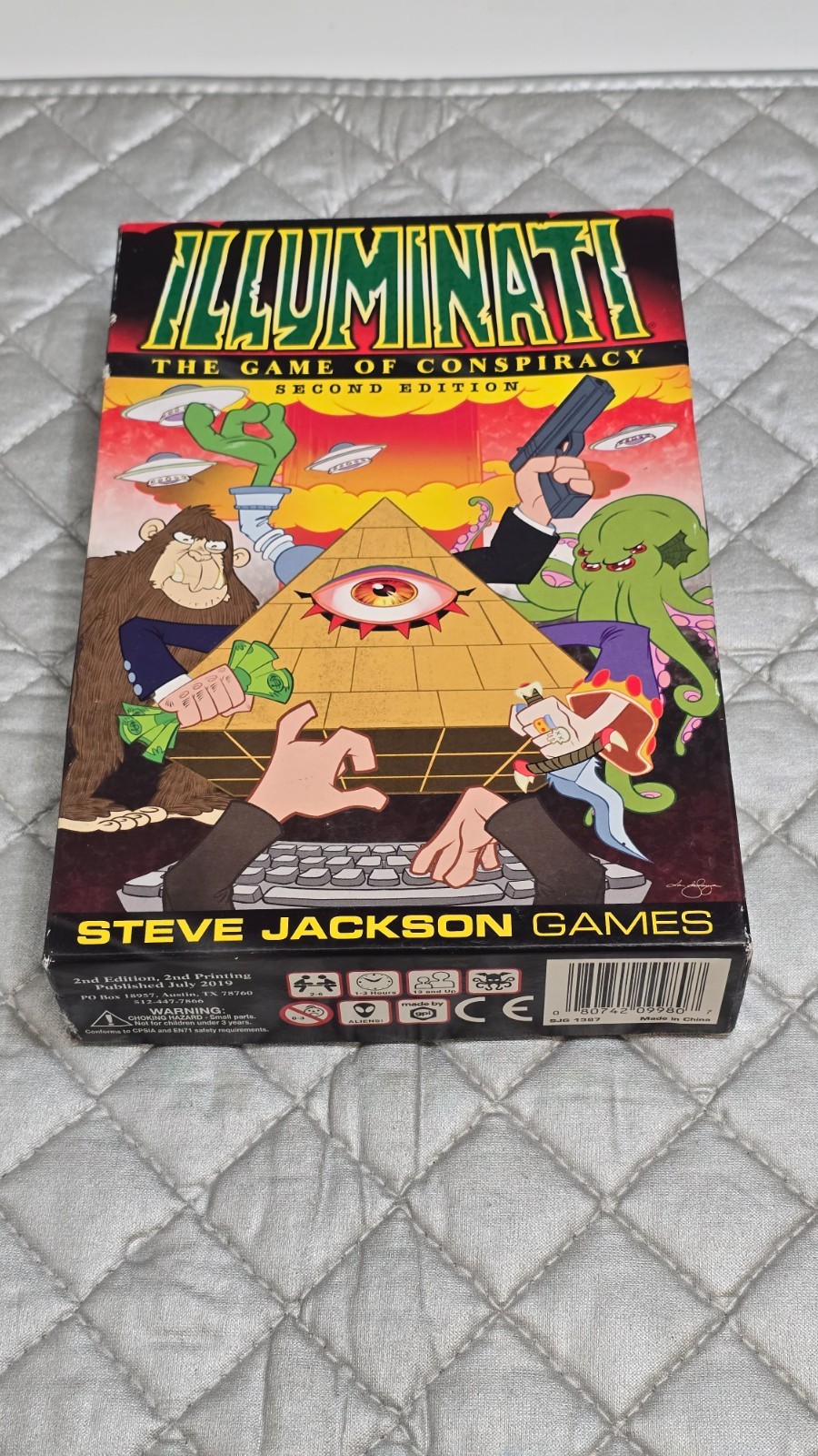 Illuminati 2nd edition by Steve Jackson Games 2019 – Complete