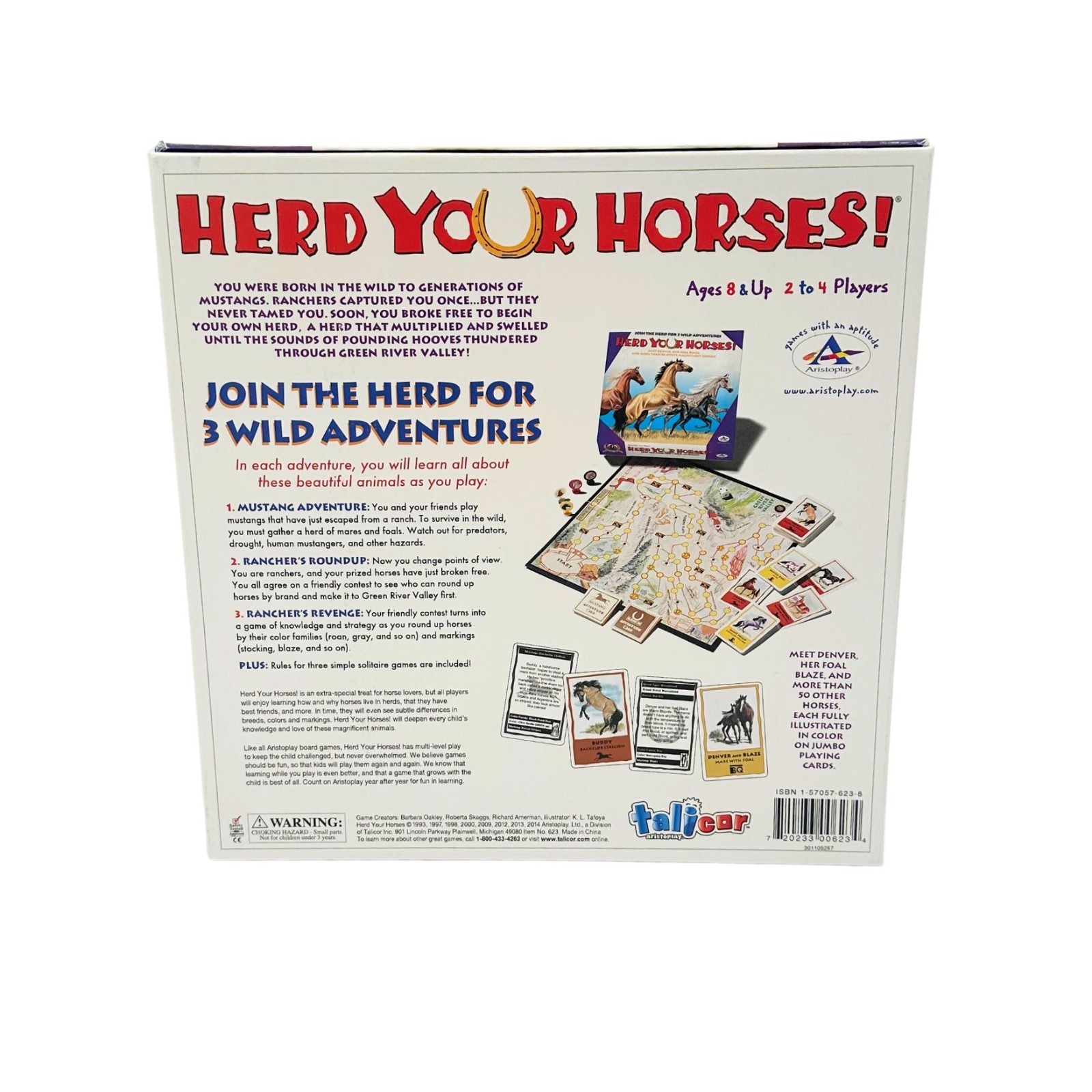 Herd Your Horses Game – Thrill of a Wild Horse Round-Up 2-4 Players