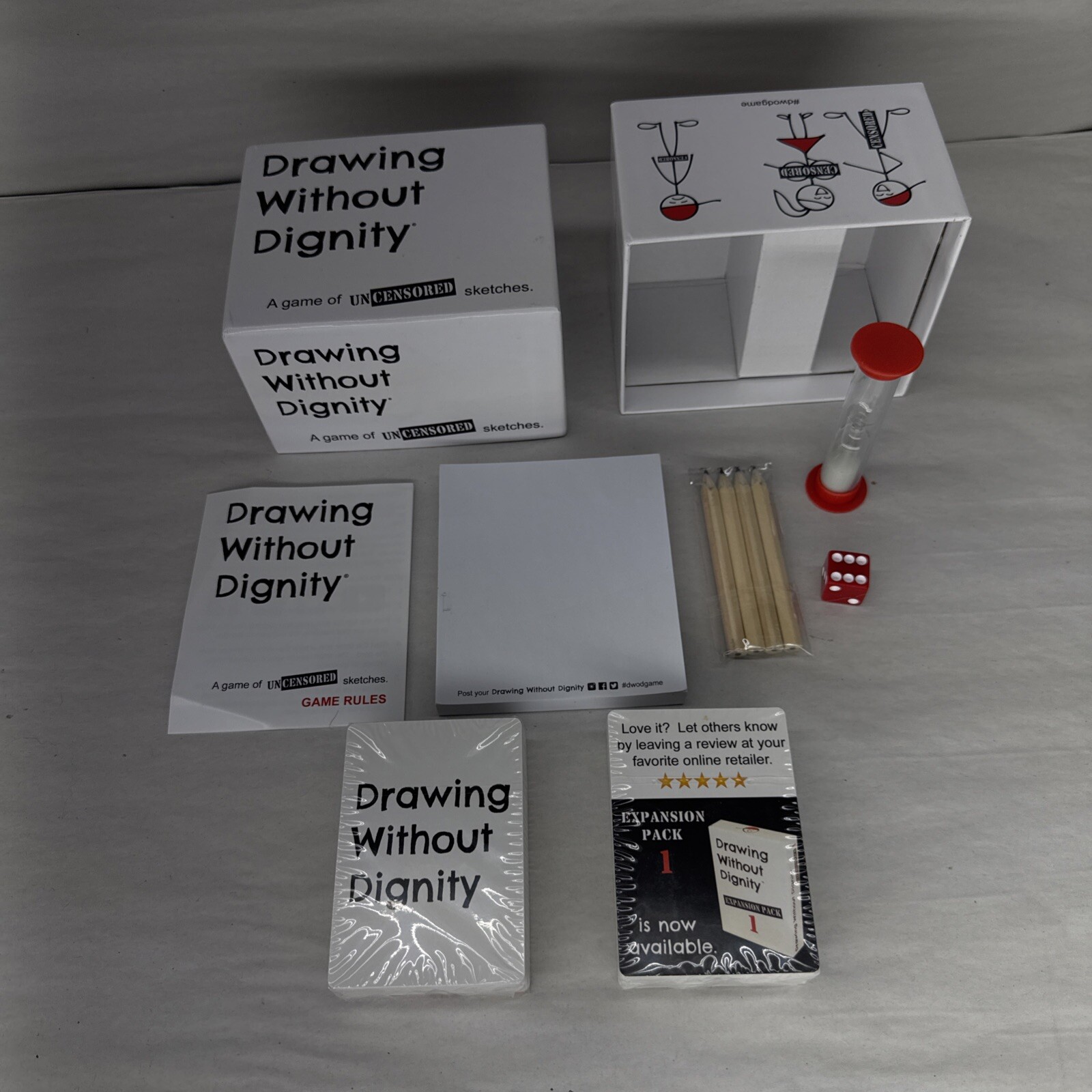 Drawing Without Dignity Game Uncensored Sketches Ages 17+ new open box