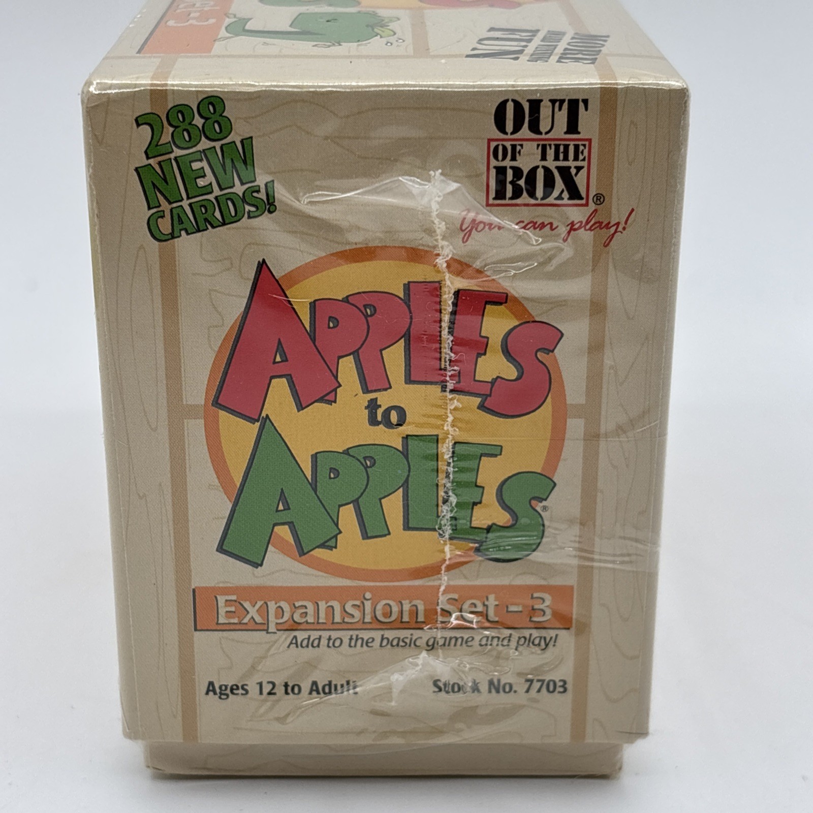 Apples To Apples Expansion Set 3 by Out of the Box Publishing, 2001 – New SEALED