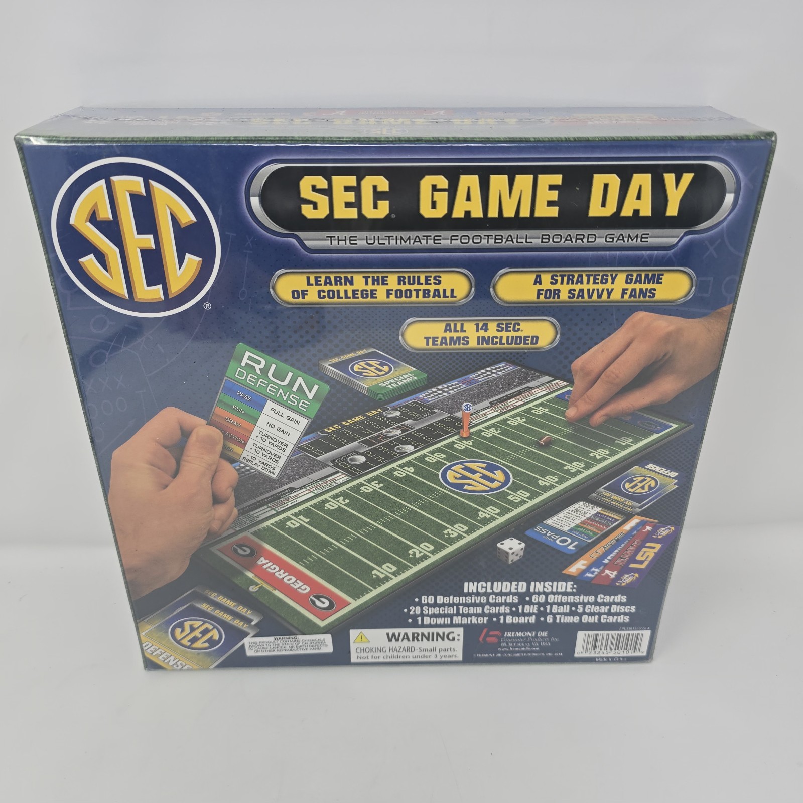 SEC GAME DAY FOOTBALL – Football Board Game Family Game Night Complete SEALED