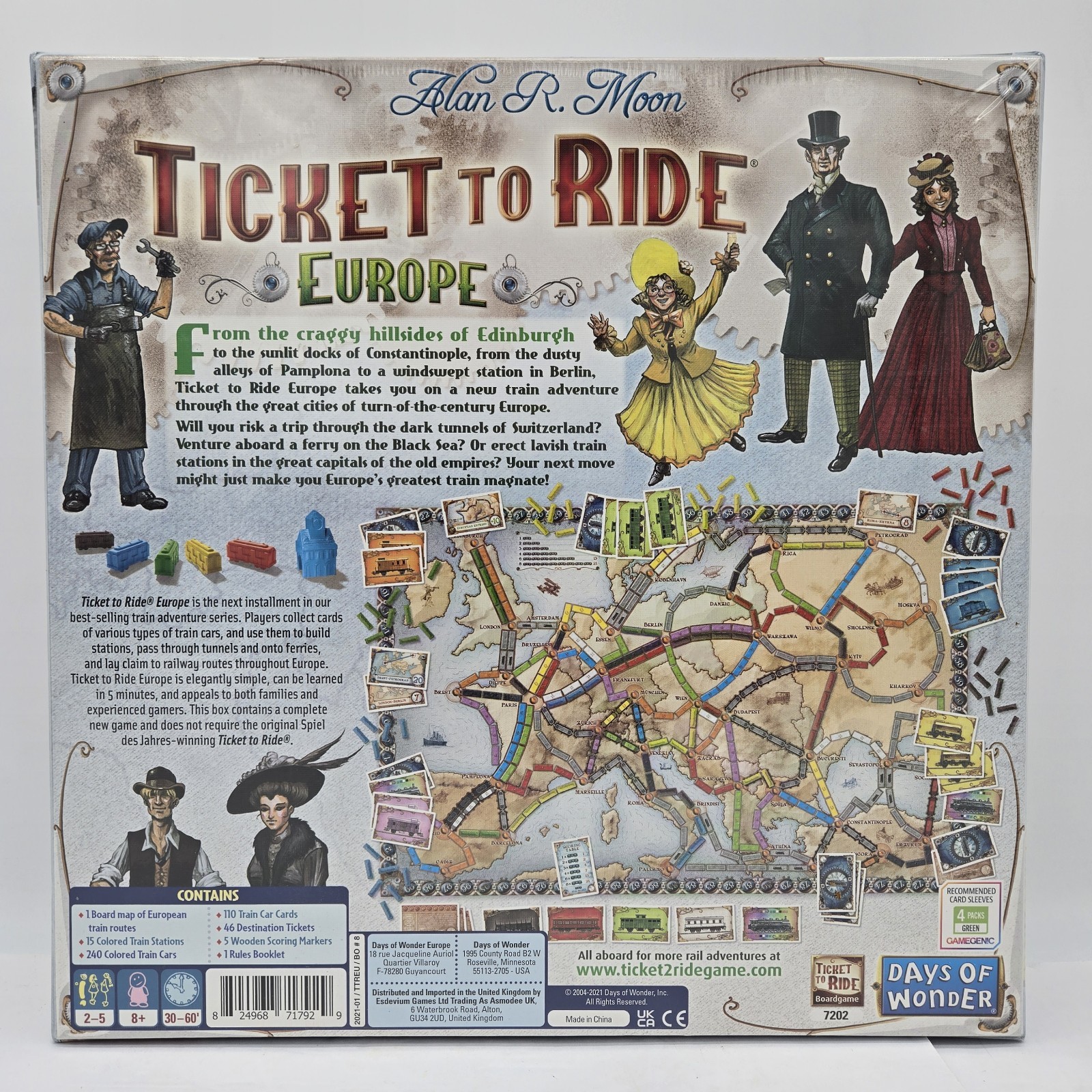 Board Games Ticket to Ride Ticket To Ride: Europe