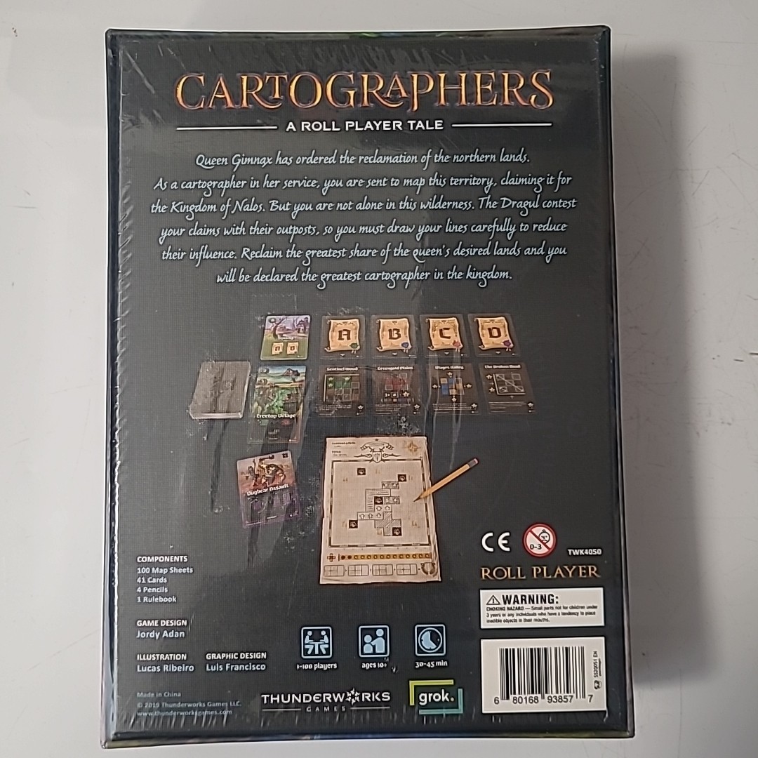Cartographers: A Roll Player Tale BRAND NEW in Sealed box