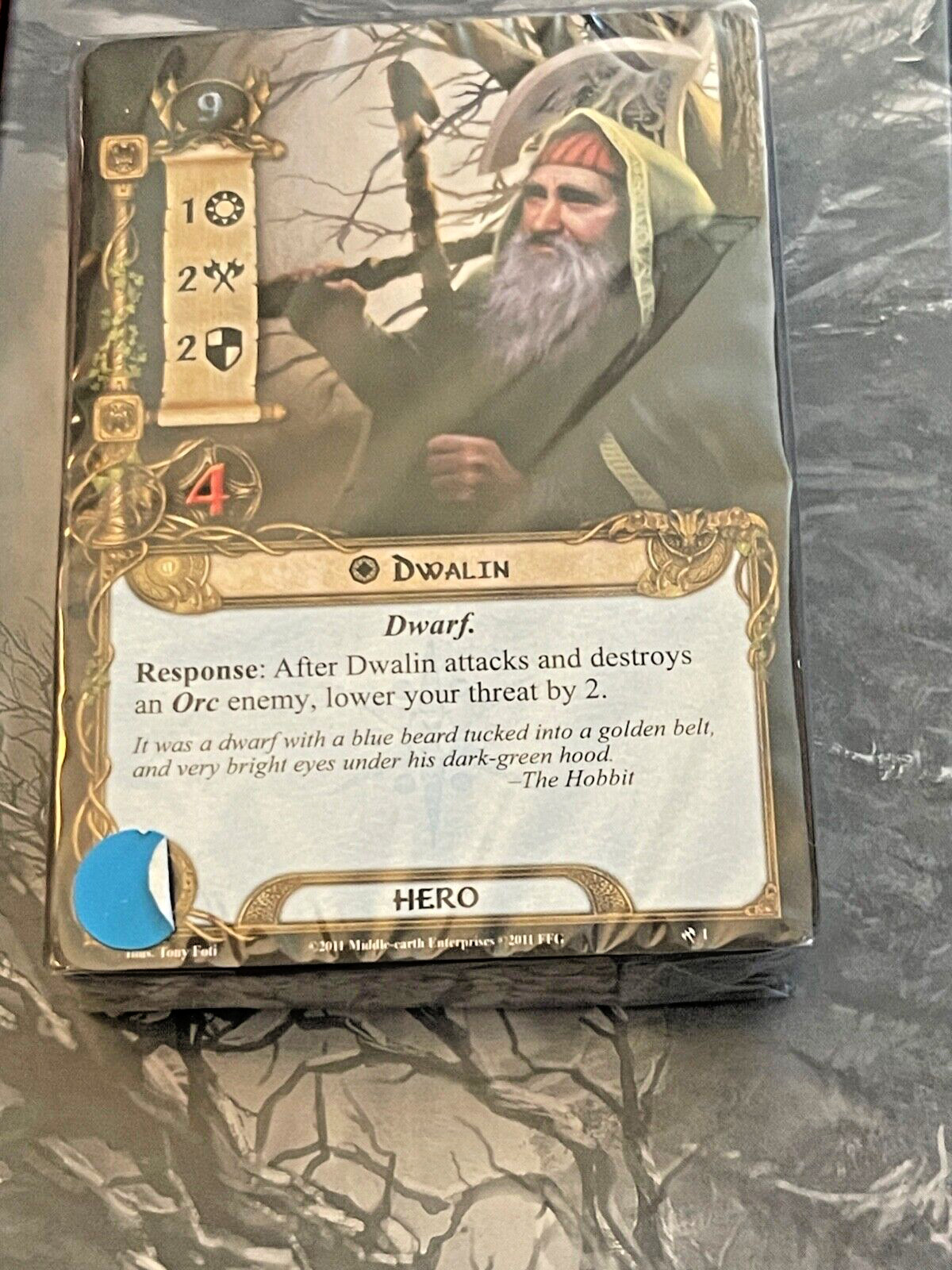 Lord of the Rings Card Game Fantasy Flight LOTR Living 100% UNPUNCHED In Box