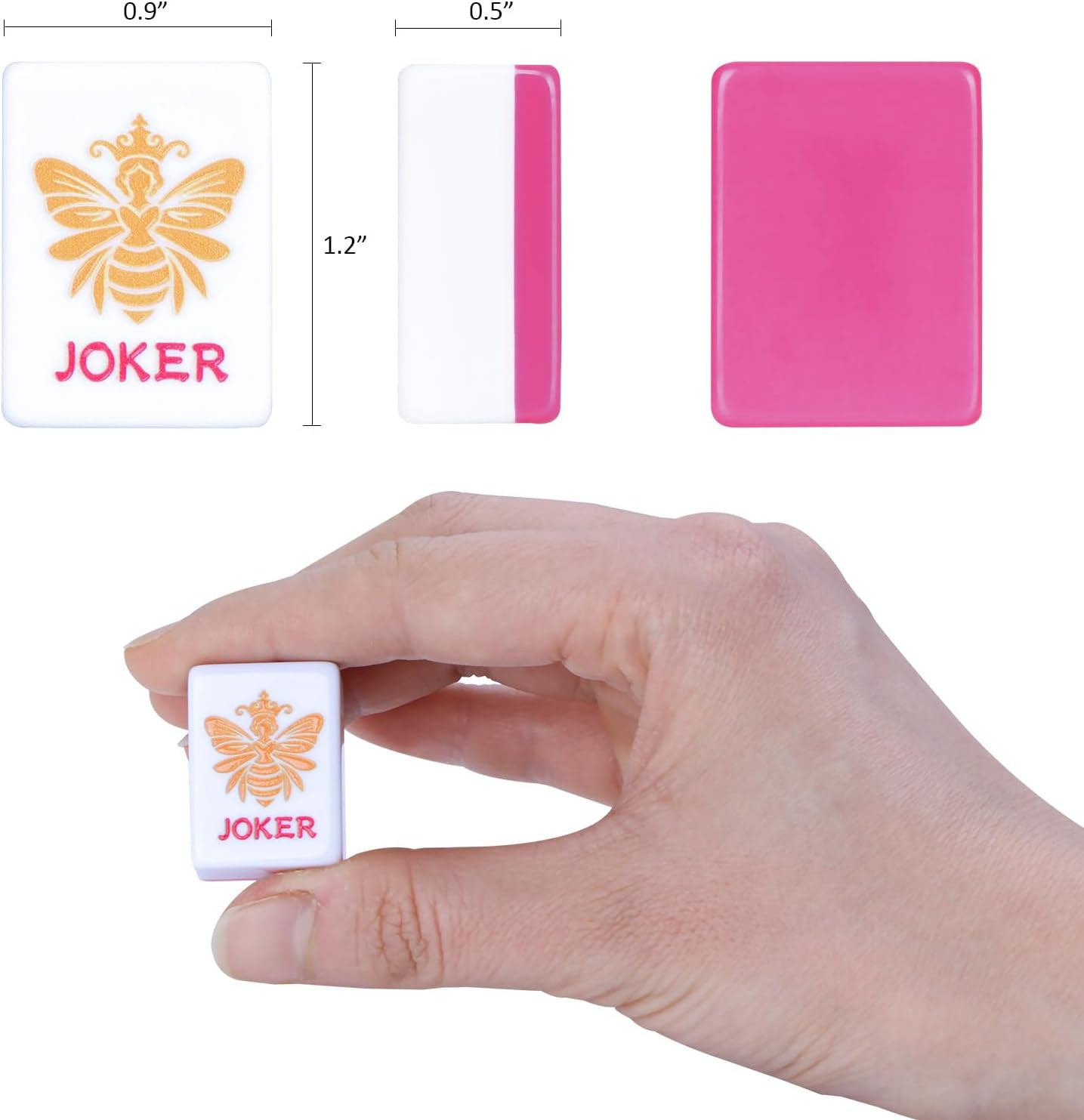 American Mahjong Tile Set, 160 Engraved Tiles with Mah-jongg Accessories and Til