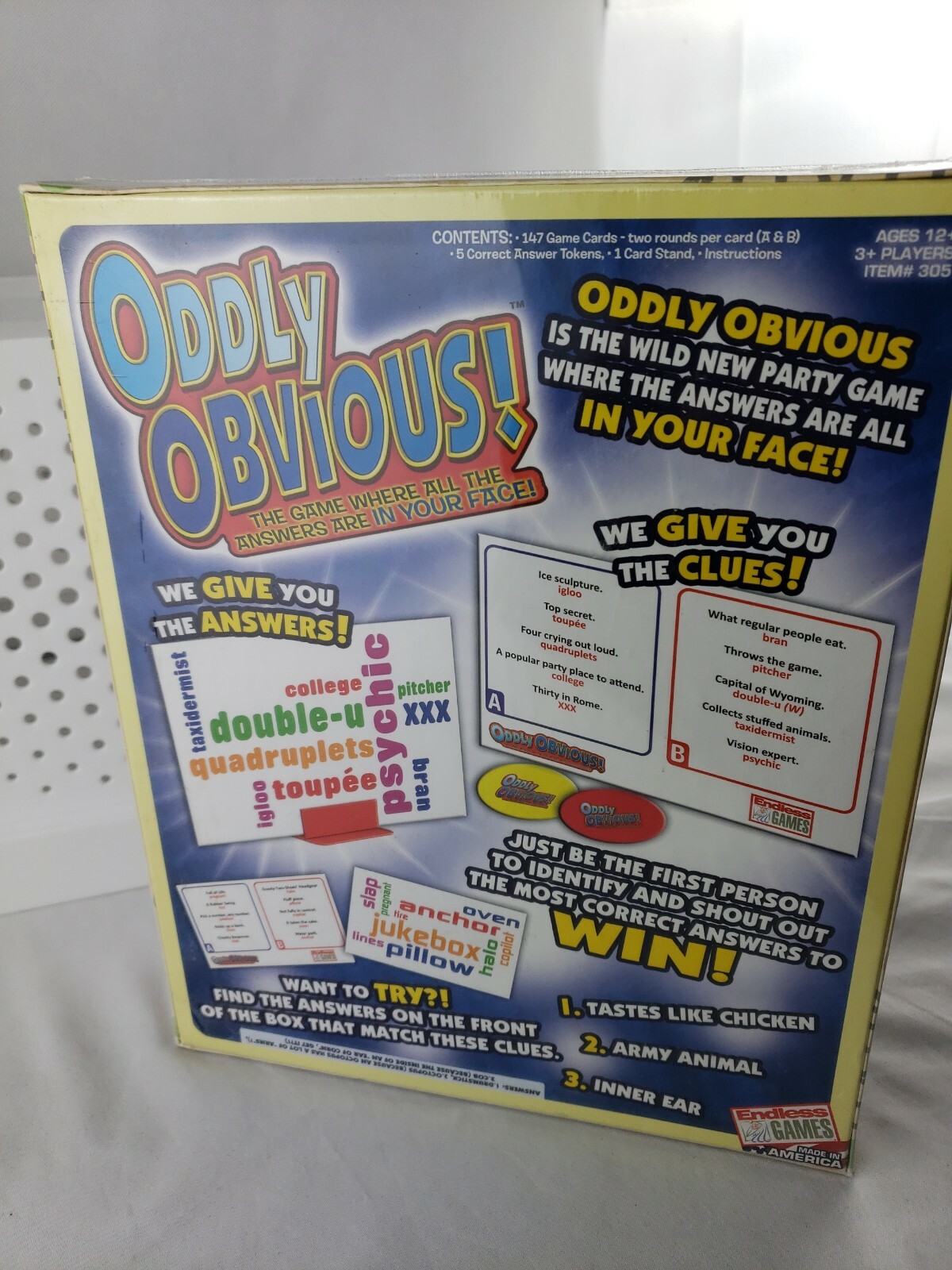 Endless Games Oddly Obvious! Card Game Party Game Family Game New Factory Sealed