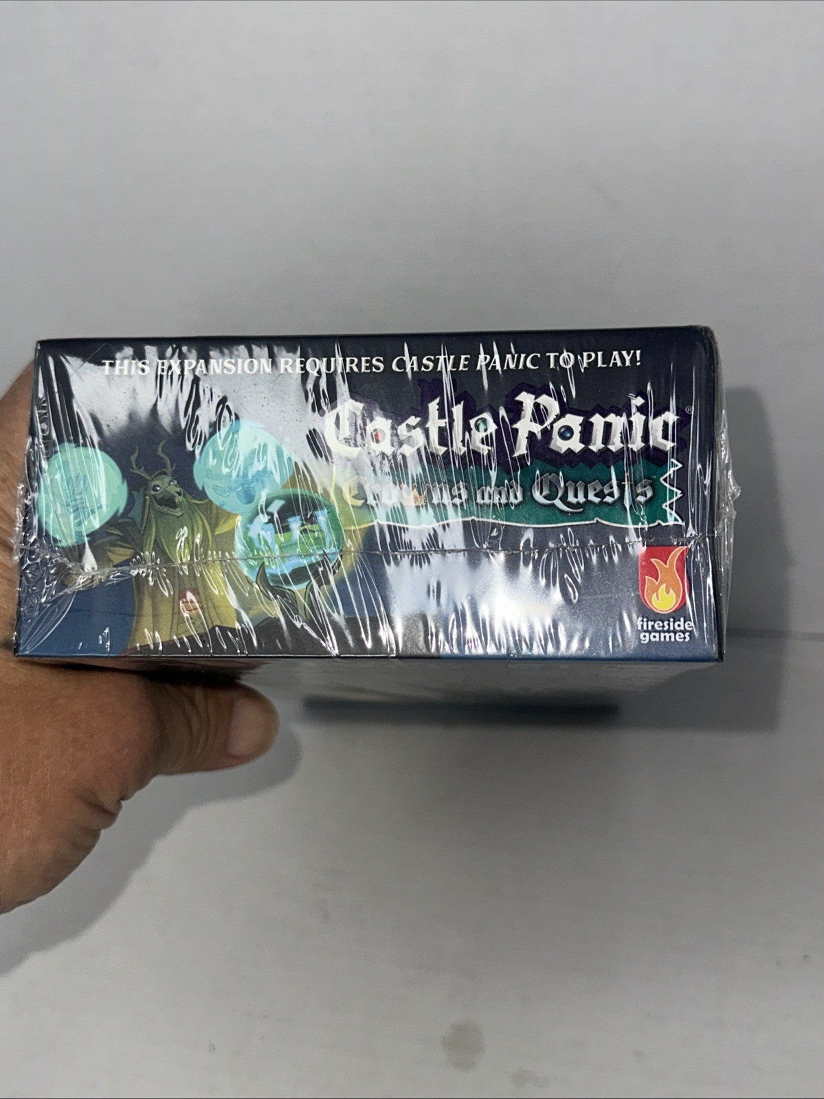 Castle Panic Board Game: Crowns and Quests Expansion Fireside Games 1-6 Co-op