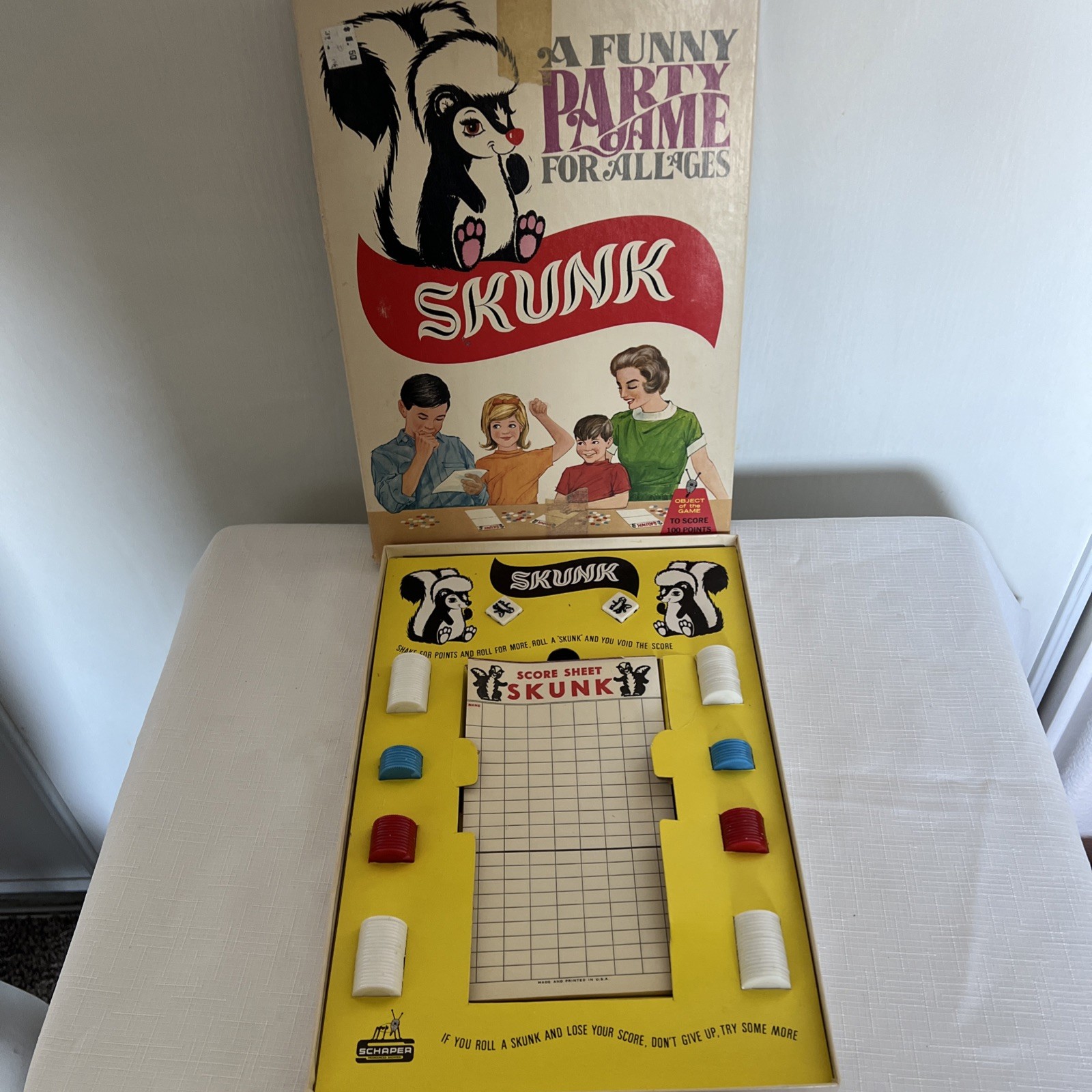 Vintage Skunk A Funny PartyGame For All Ages By Schaper