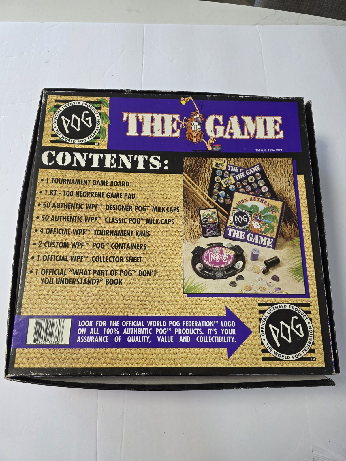Vintage 1994 POG The Game World POG Federation Milton Bradley COMPLETE UNUSED!