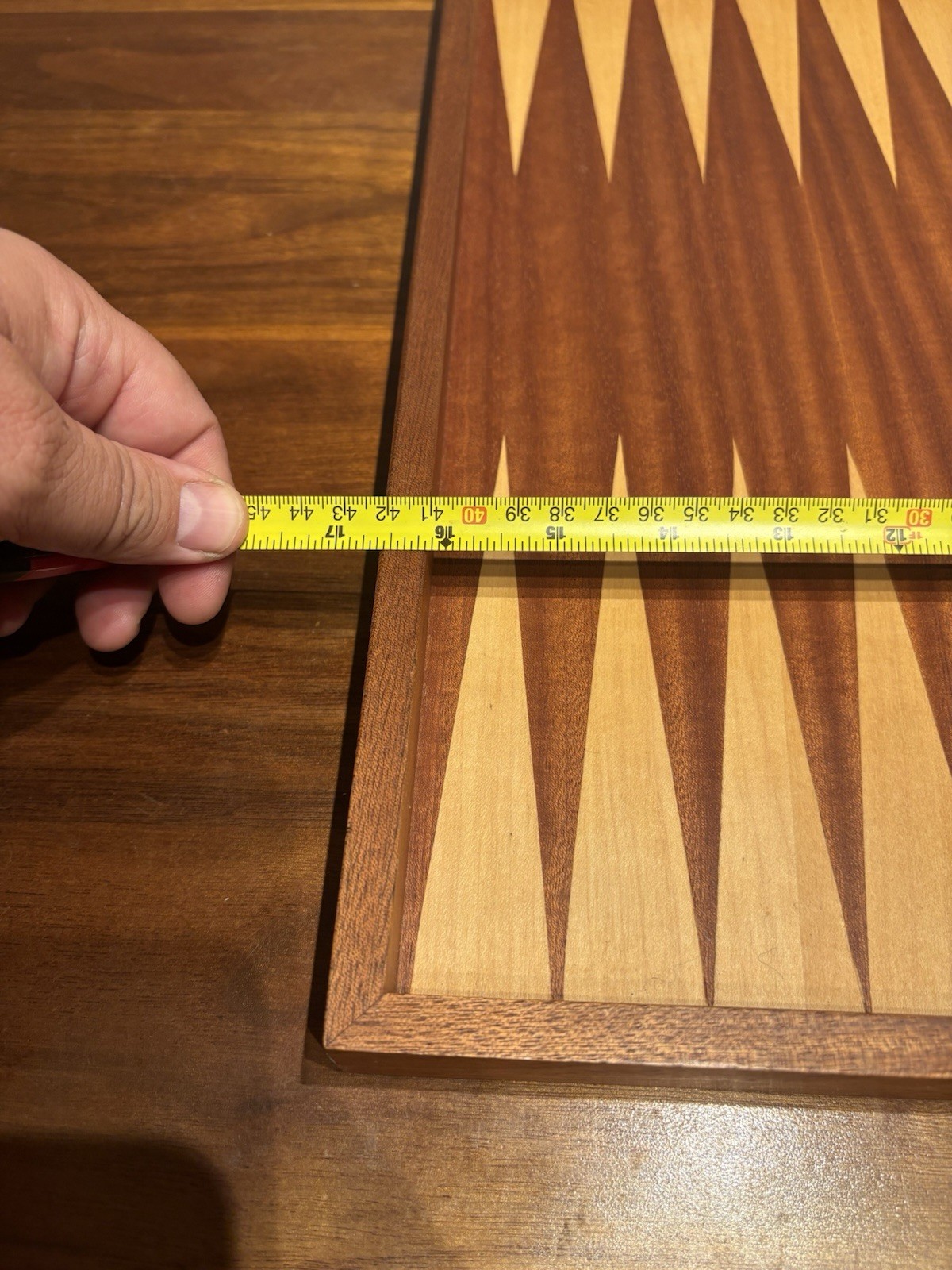 German Handmade Wooden Backgammon Set – Complete – Andreas Kölsch