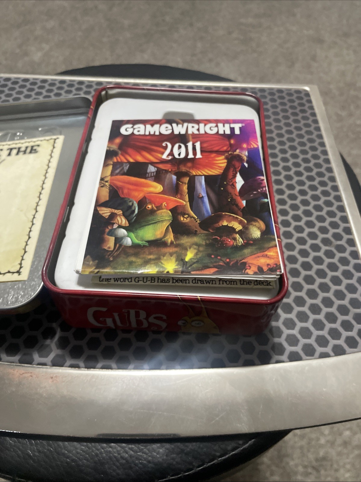 Gamewright: GUBS A Game of Wit and Luck (complete with tin case and sticker)