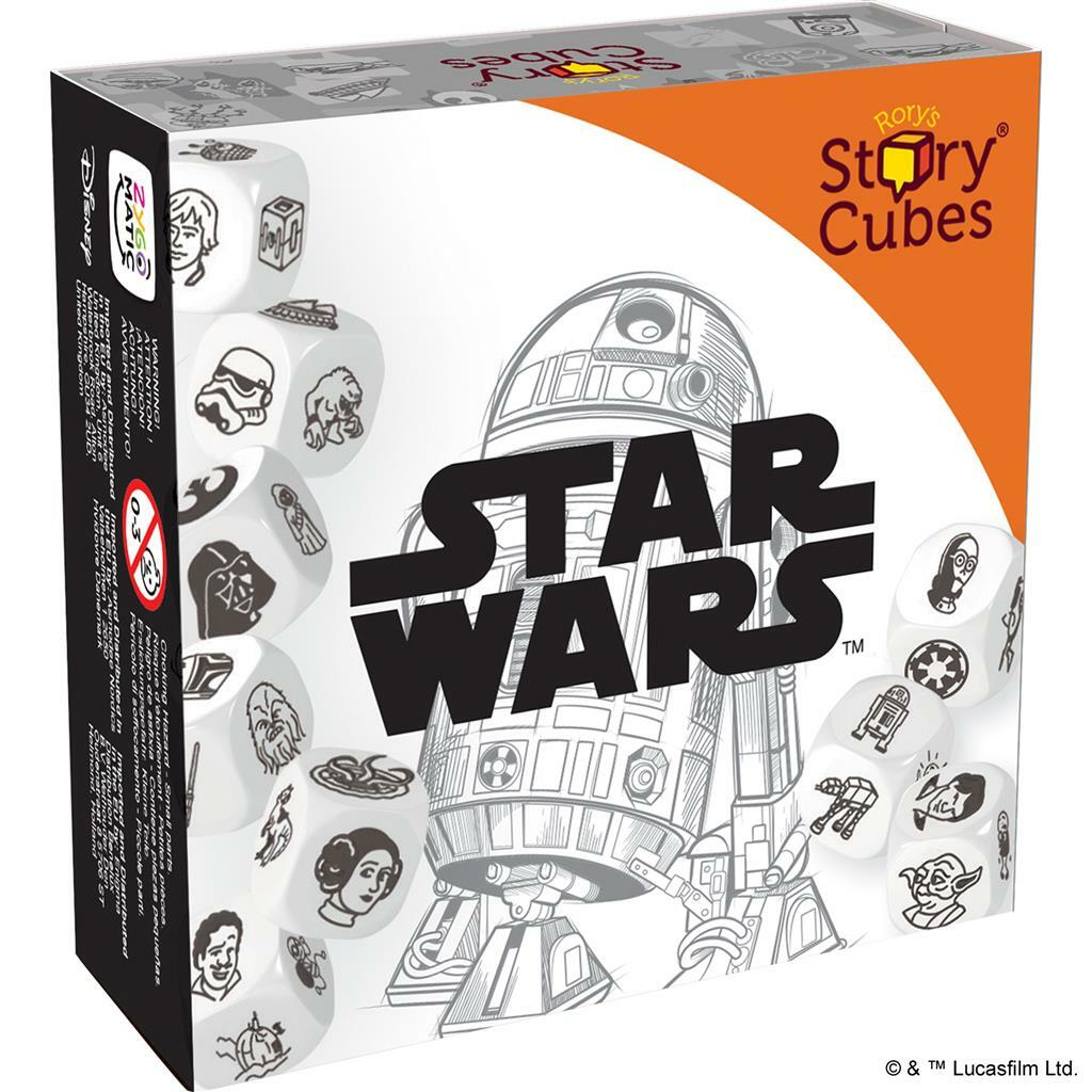 Star Wars BOX Rory’s Story Cubes Dice Game Asmodee SWSC1 Storytelling R2-D2 Yoda