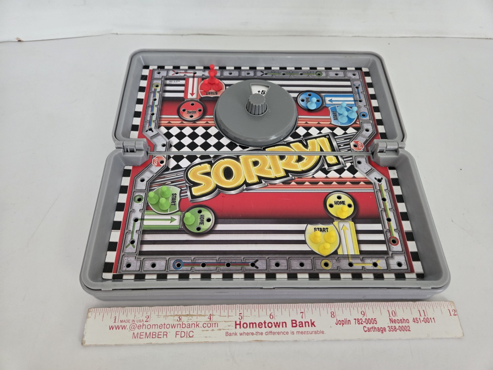 Sorry Game Hasbro Travel Magnetic Complete Except Directions FREE SHIPPING