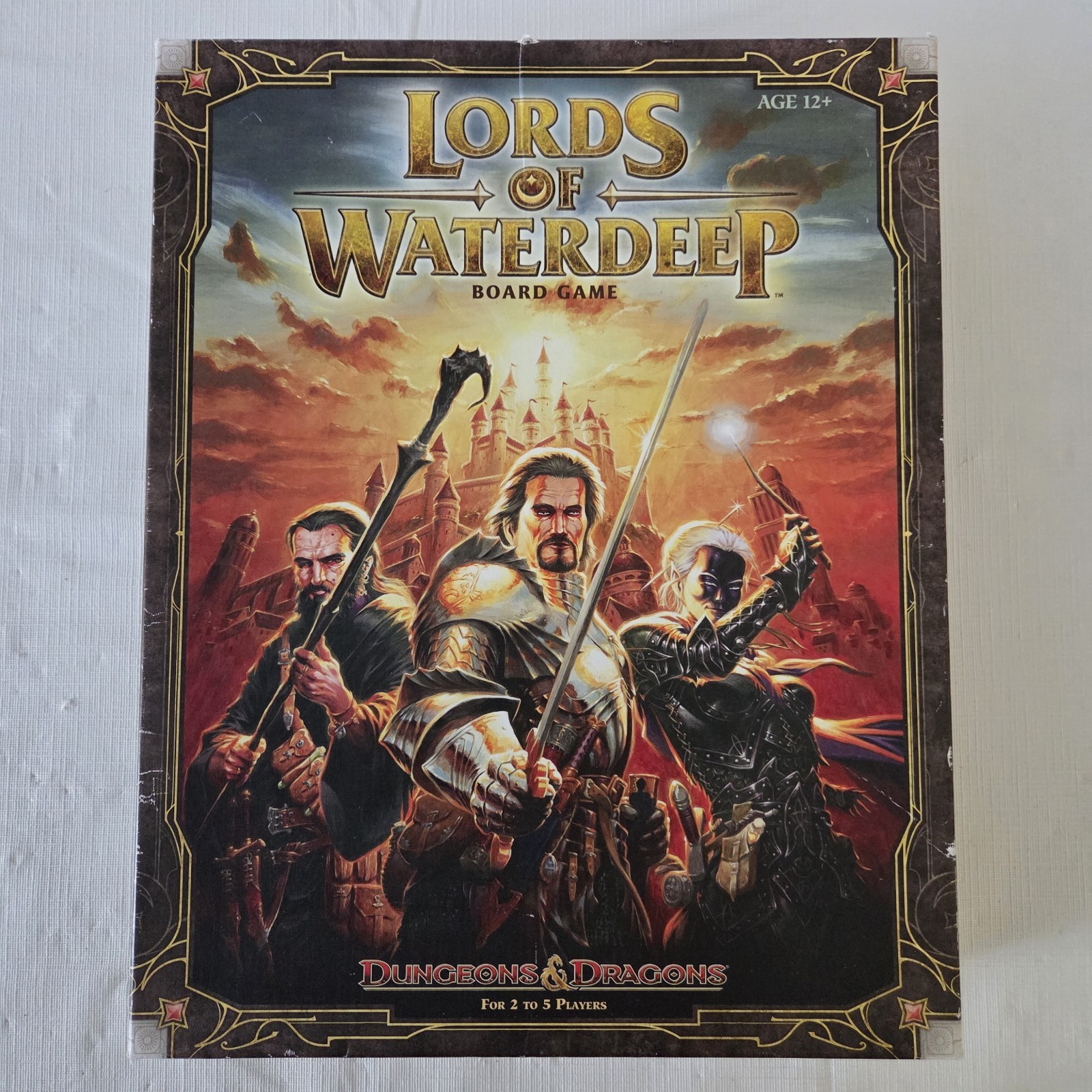 Dungeons & Dragons LORDS of WATERDEEP Board Game D&D Complete 2012 Wizards