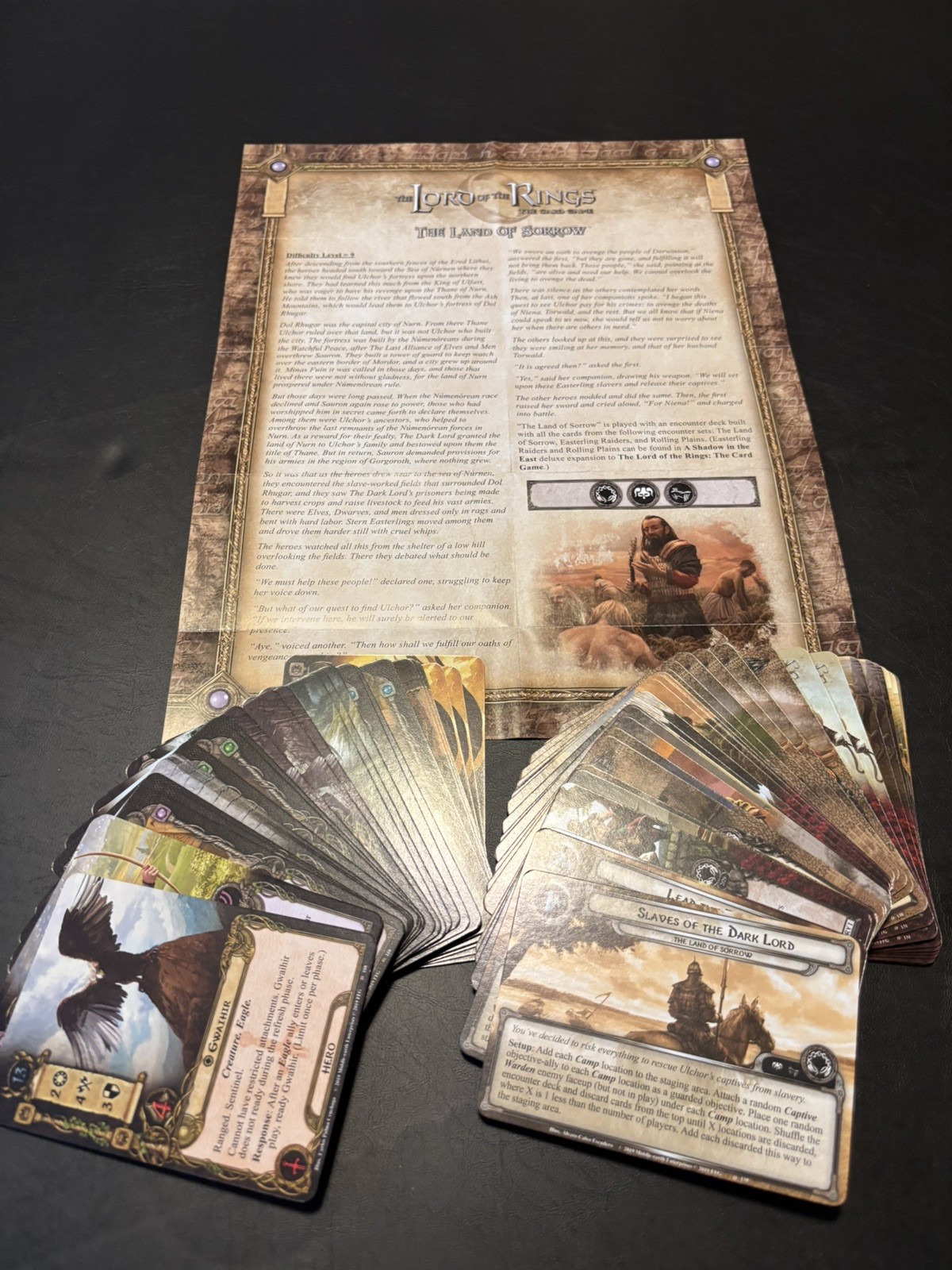 Lord of the Rings LCG – Complete Vengeance of Mordor Cycle, Expansion + 6 APs