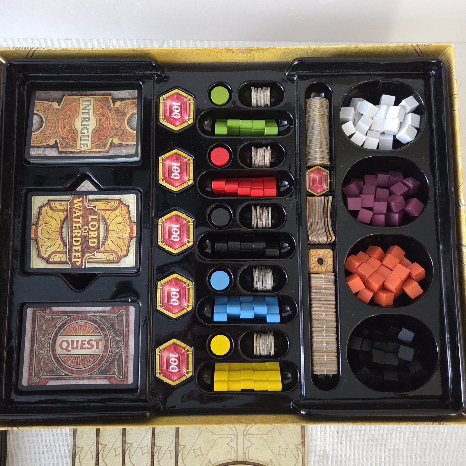 Dungeons & Dragons LORDS of WATERDEEP Board Game D&D Complete 2012 Wizards