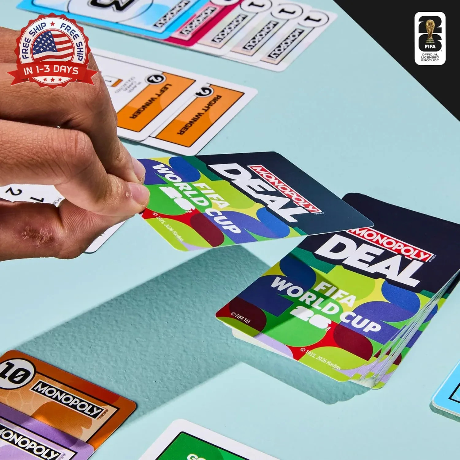 Monopoly Deal FIFA World Cup 2026 Edition Game – Officially Licensed FIFA World