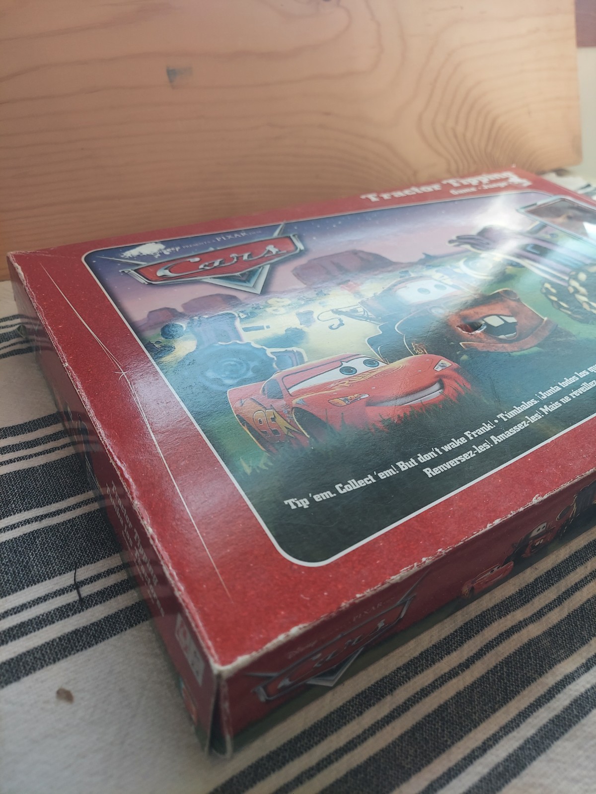 Vtg Disney Pixar Cars Tractor Tipping Board Game by Mattel 100% Complete 2006