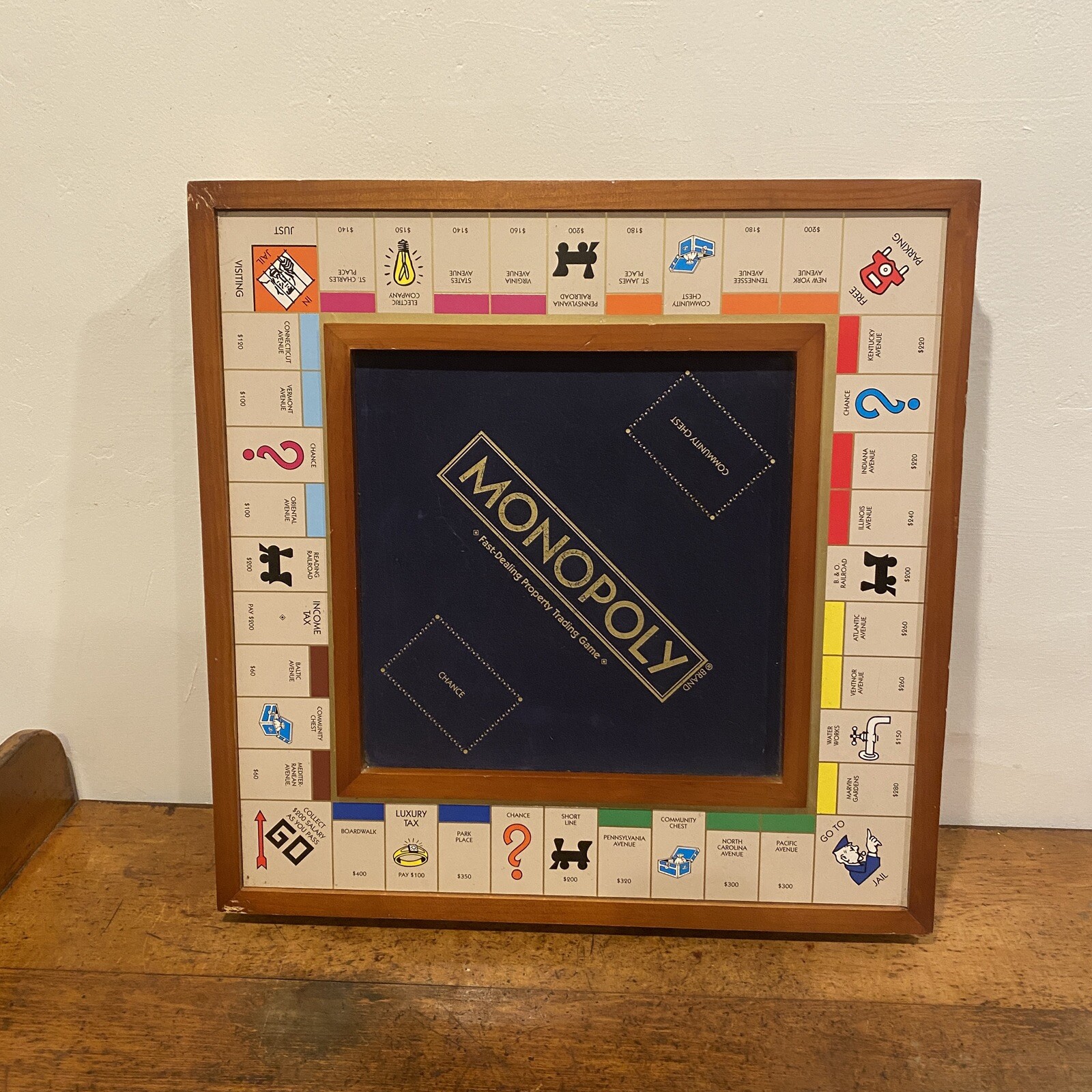 Monopoly Luxury Edition Wooden Board Game Winning Solutions DAMAGED