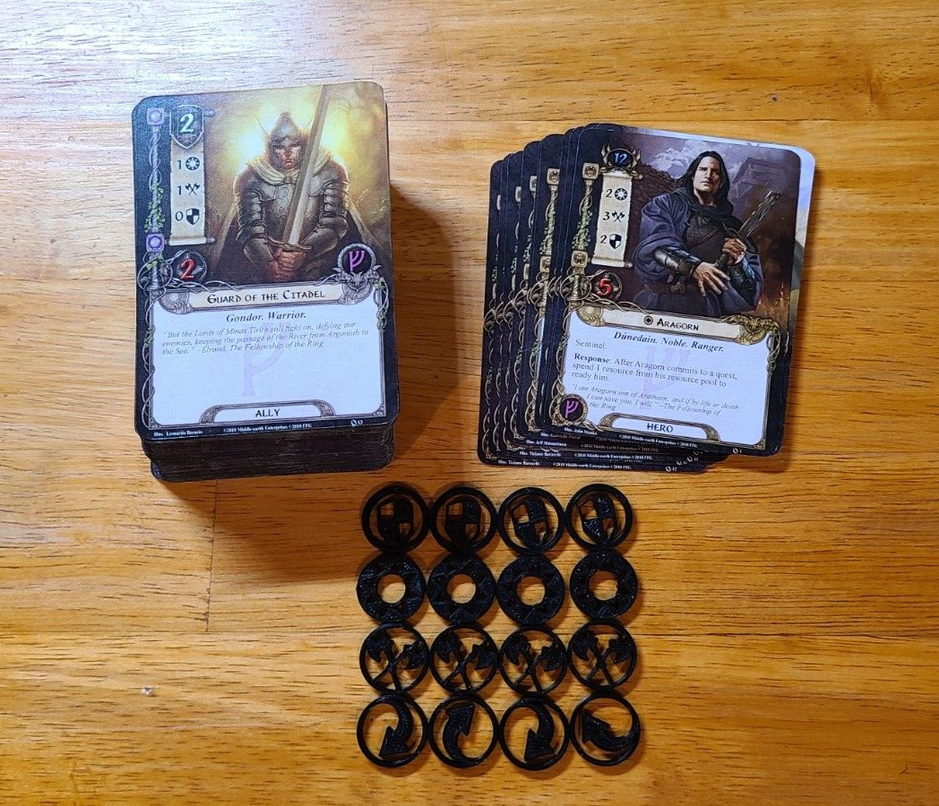 The Lord of the Rings: The Card Game – LCG – Core Set Hero and Player Cards