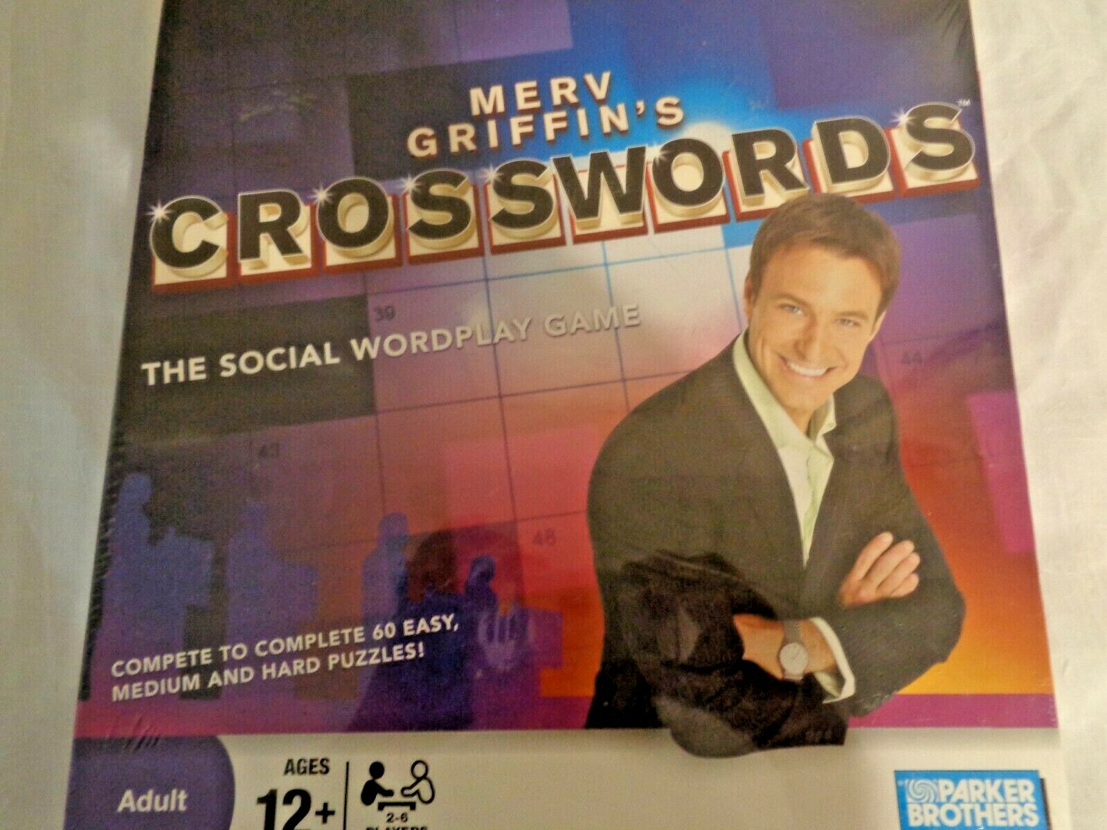 Merv Griffin’s Crosswords the Social Wordplay Game 60 Puzzles Easy to Hard New