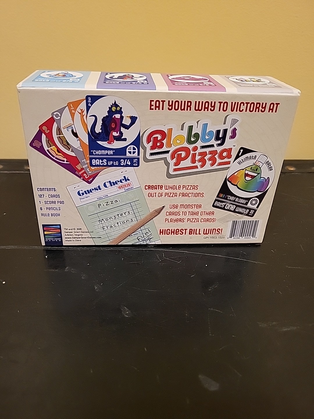 Blobby’s Pizza Math Card Game: Crazy Fun Strategic Pizza Eating Contest