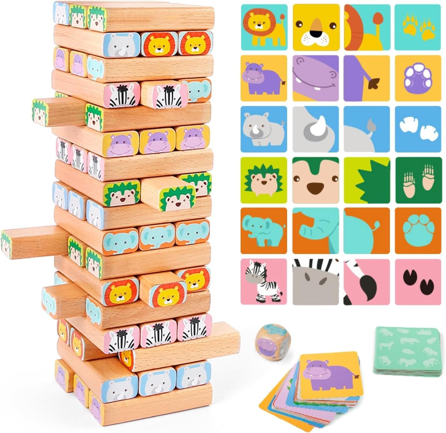 Kids Safari Stacking Game, Develops Problem Solving and Coordination Skills