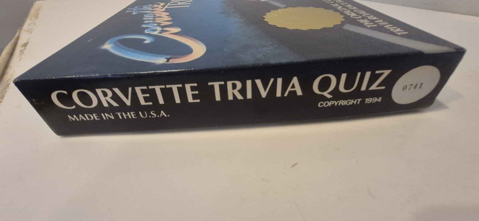 Vintage Corvette Trivia Quiz Game by National Corvette Museum 1994 The Original