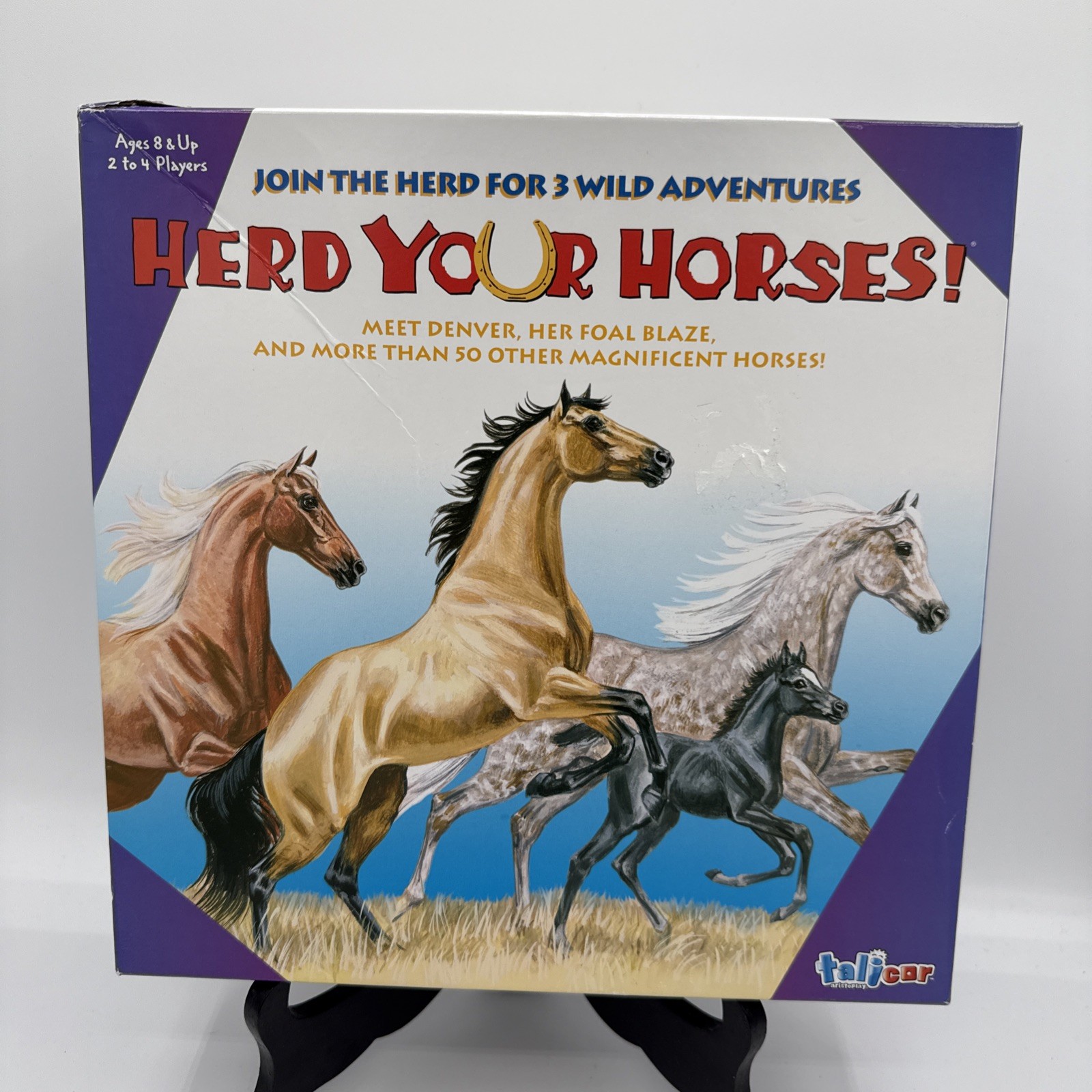 2018 Herd Your Horses By Talicor Aristoplay 8 & Up Complete & Good Cond
