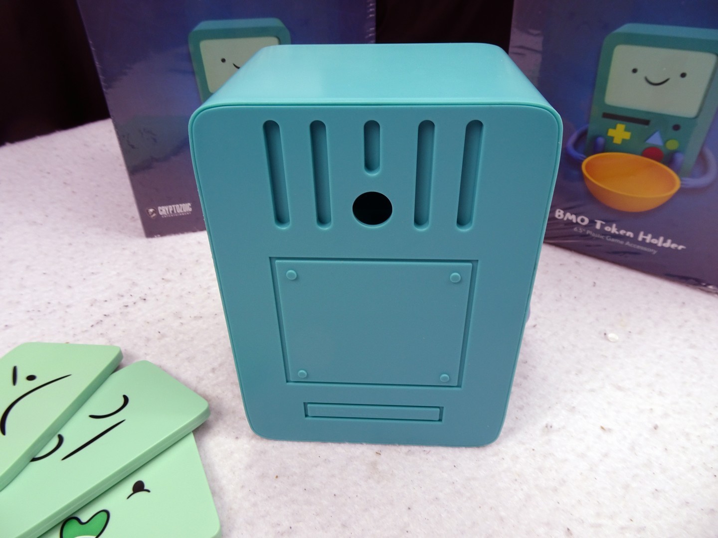 Adventure Time Card Wars: BMO Token Holder – Brand new and in hand w/ faceplates