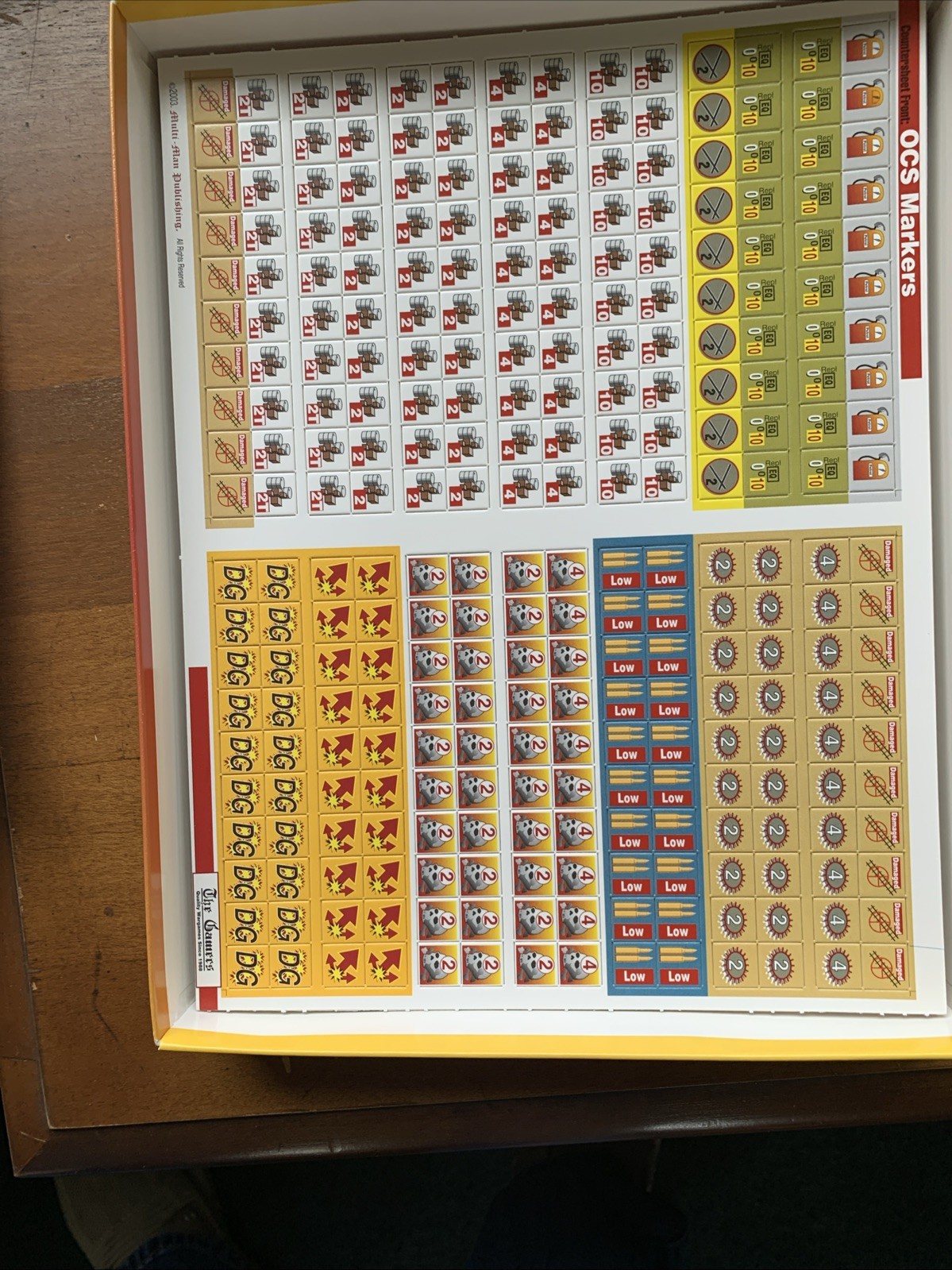 Multi-Man Publishing Korea: The Forgotten War War Board Game Complete Game