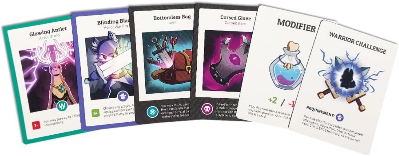 Warriors & Druids Expansion Pack for Here to Slay Card Game – 2-6 Players