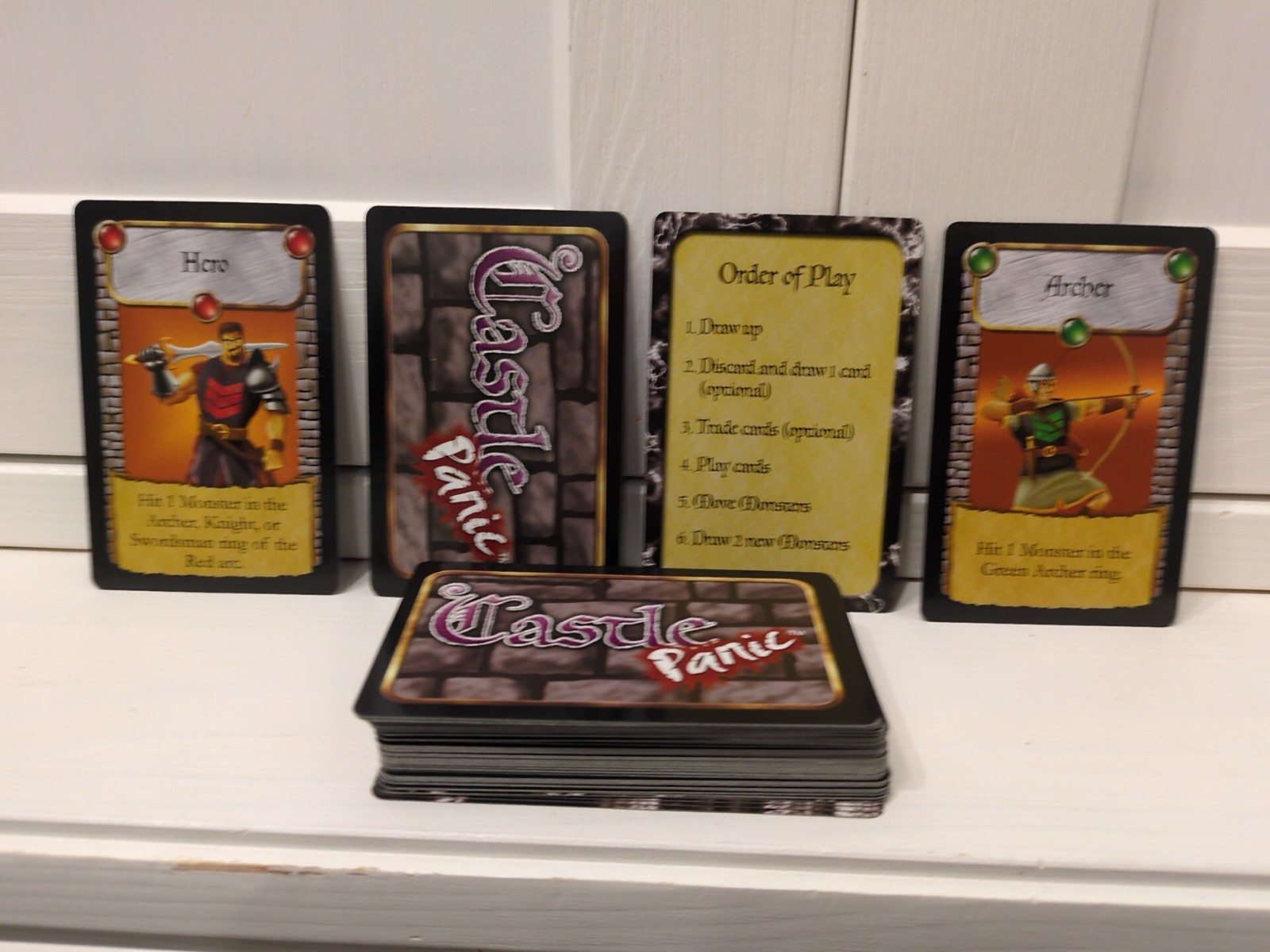 Castle Panic Board Game – 100% Complete – Excellent Condition