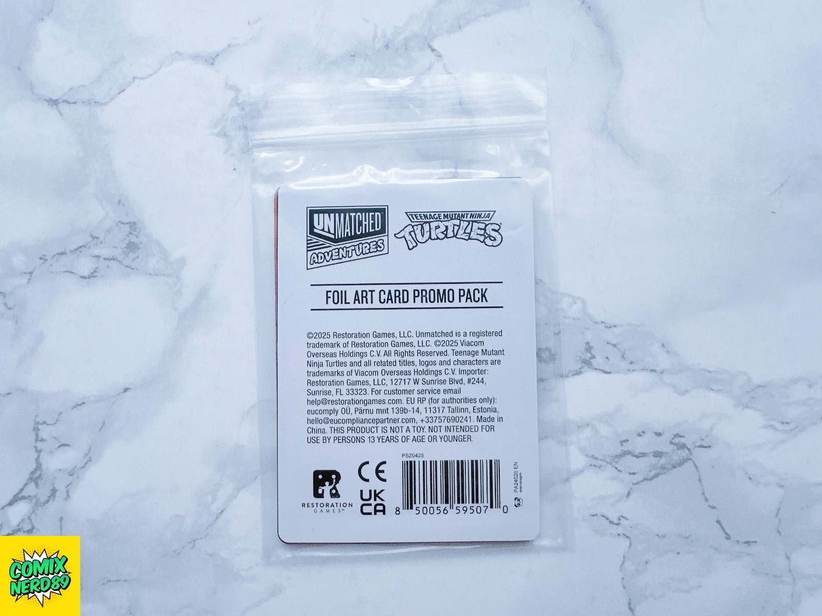 UnMatched Adv TEENAGE MUTANT NINJA TURTLES Kickstarter XL Ultimate Supreme NEW