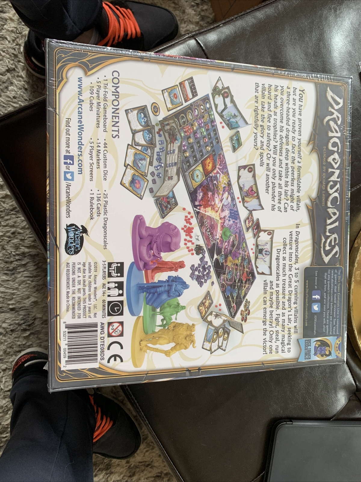 Dragonscales – Arcane Wonders – Board Game – New, Sealed