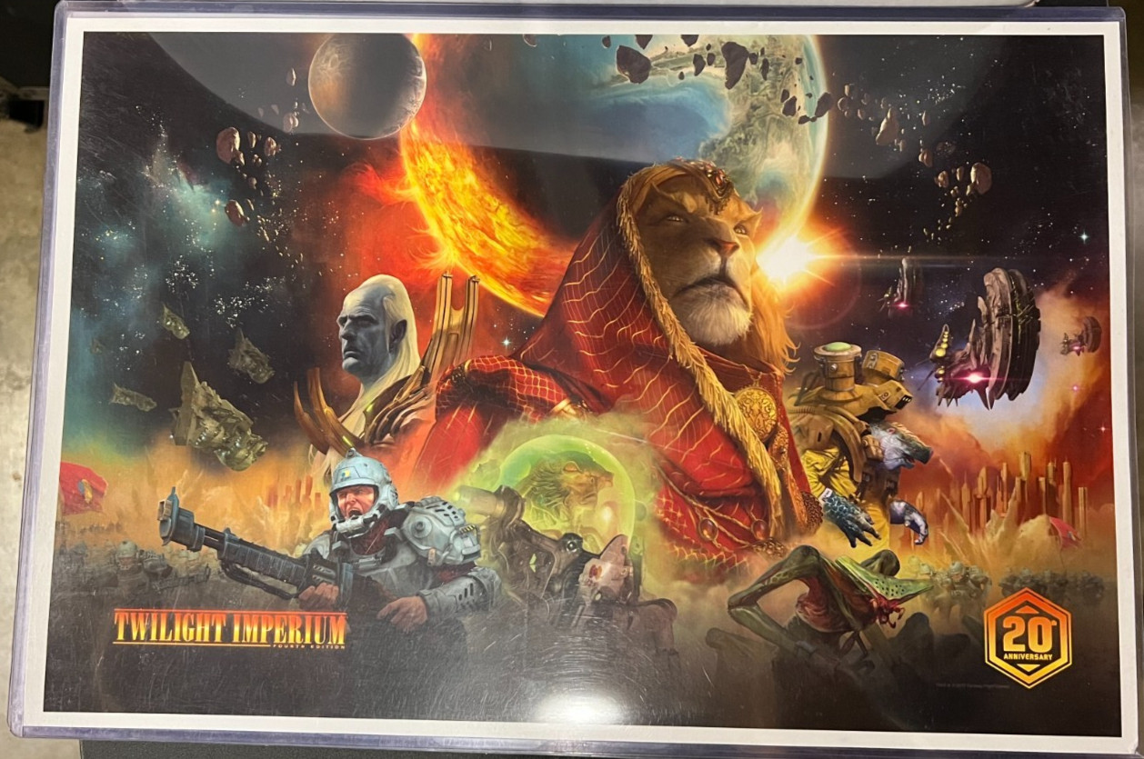 FFG Twilight Imperium Twilight Imperium 20th Anniversary Set of 2 Art Prints E5
