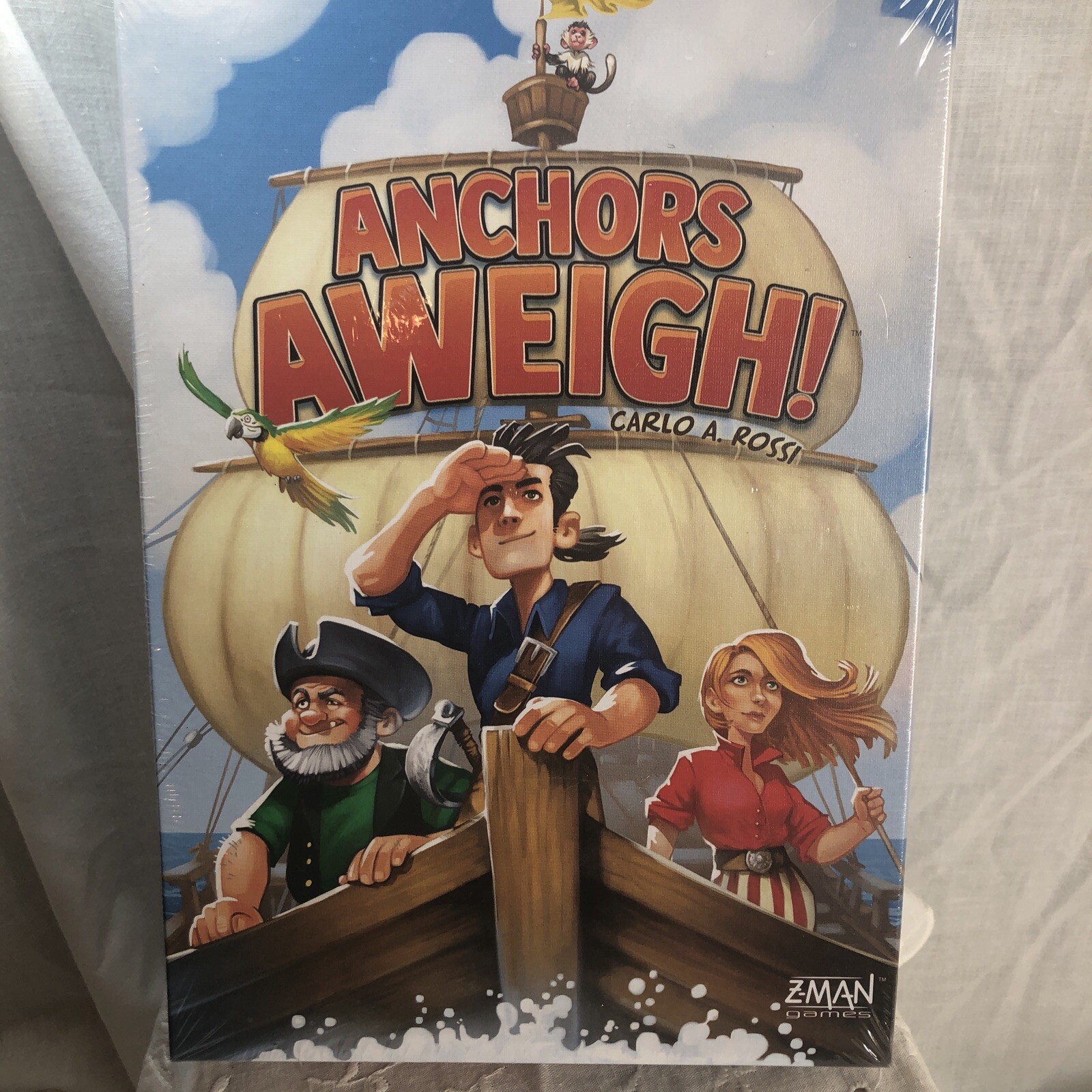 Anchors Aweigh! Board Game Z-Man Games Bring Home Treasure!! Free Shipping