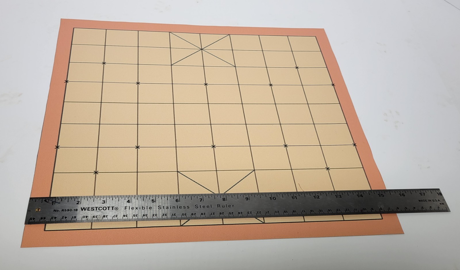 KOREAN CHESS – JANGGI – 장기 – TRADITIONAL KOREAN GAME – STURDY VINYL MAT (L10)