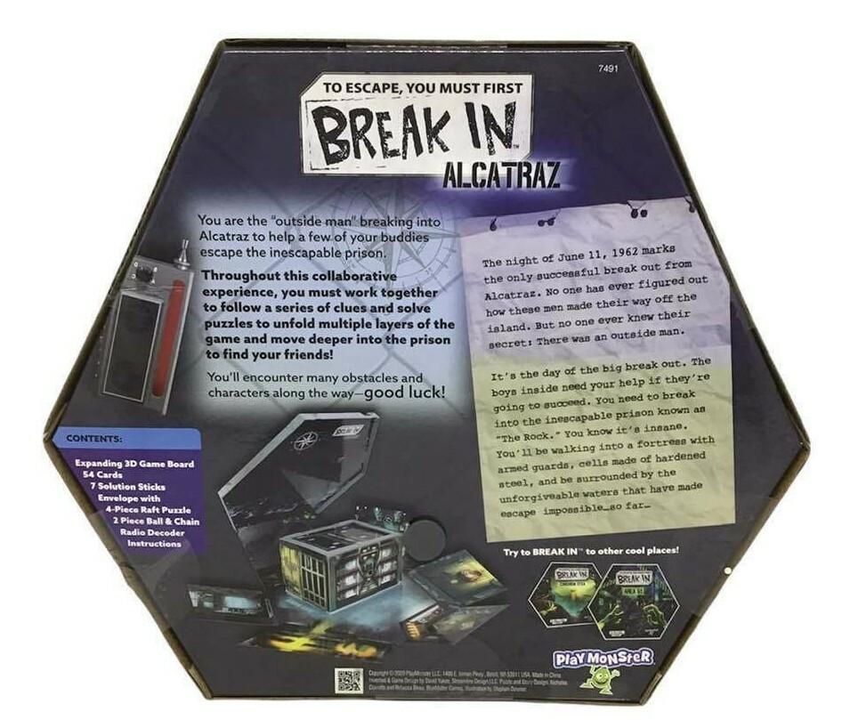 Alcatraz Prison Break In Game To Escape You Must First 7491 Age 12+ SEALED New