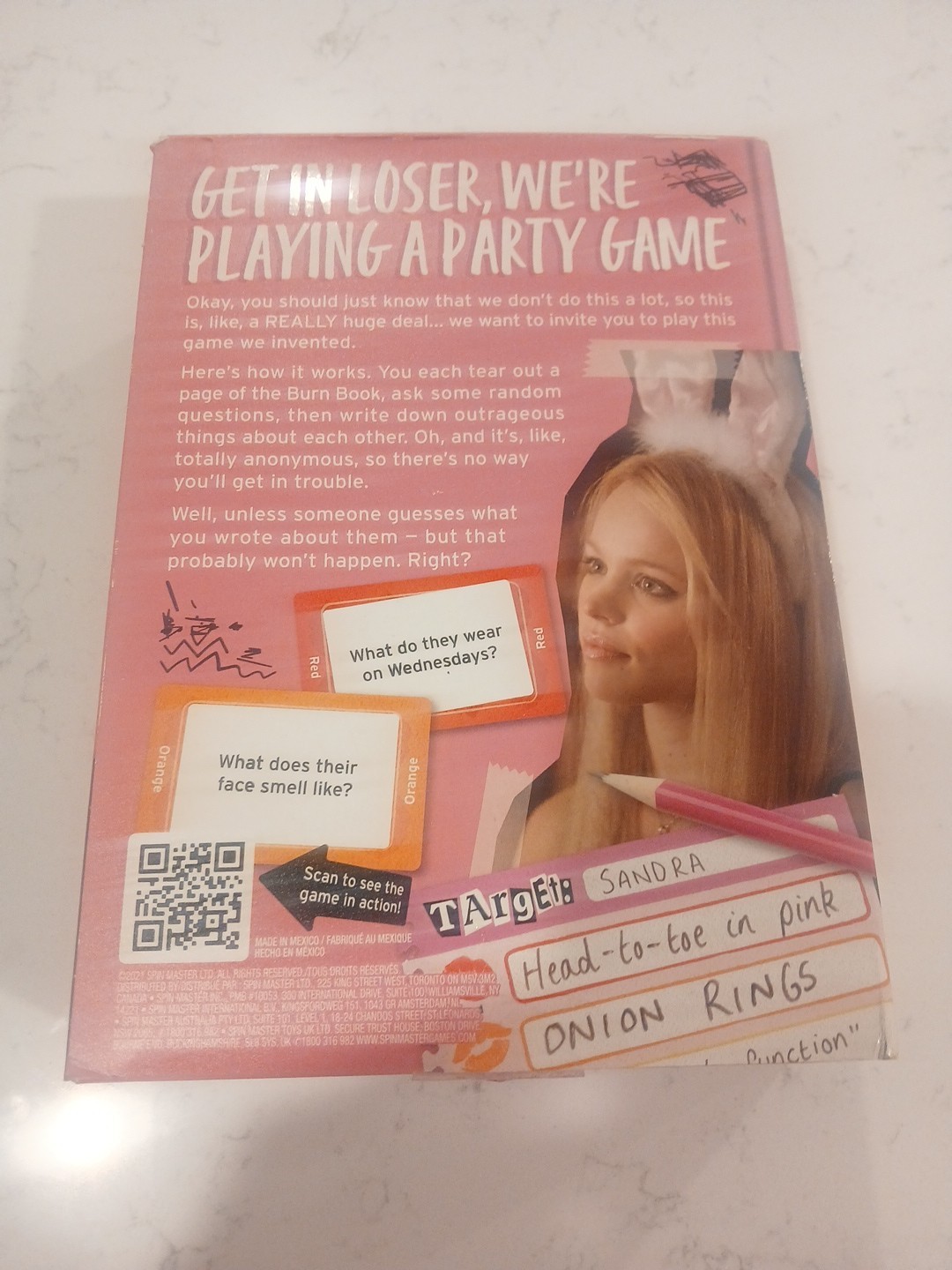 Brand New! MEAN GIRLS Burn Book A Party Game BRAND NEW Board Game TIKTOK