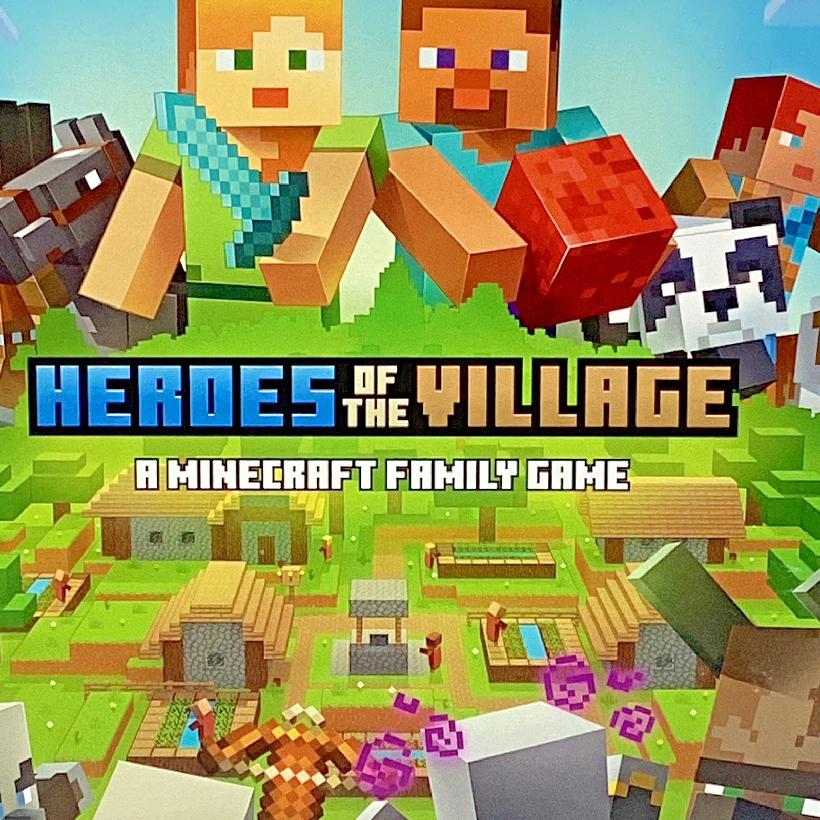 Minecraft: Heroes of the Village, 2 to 4 players aged 7 & up