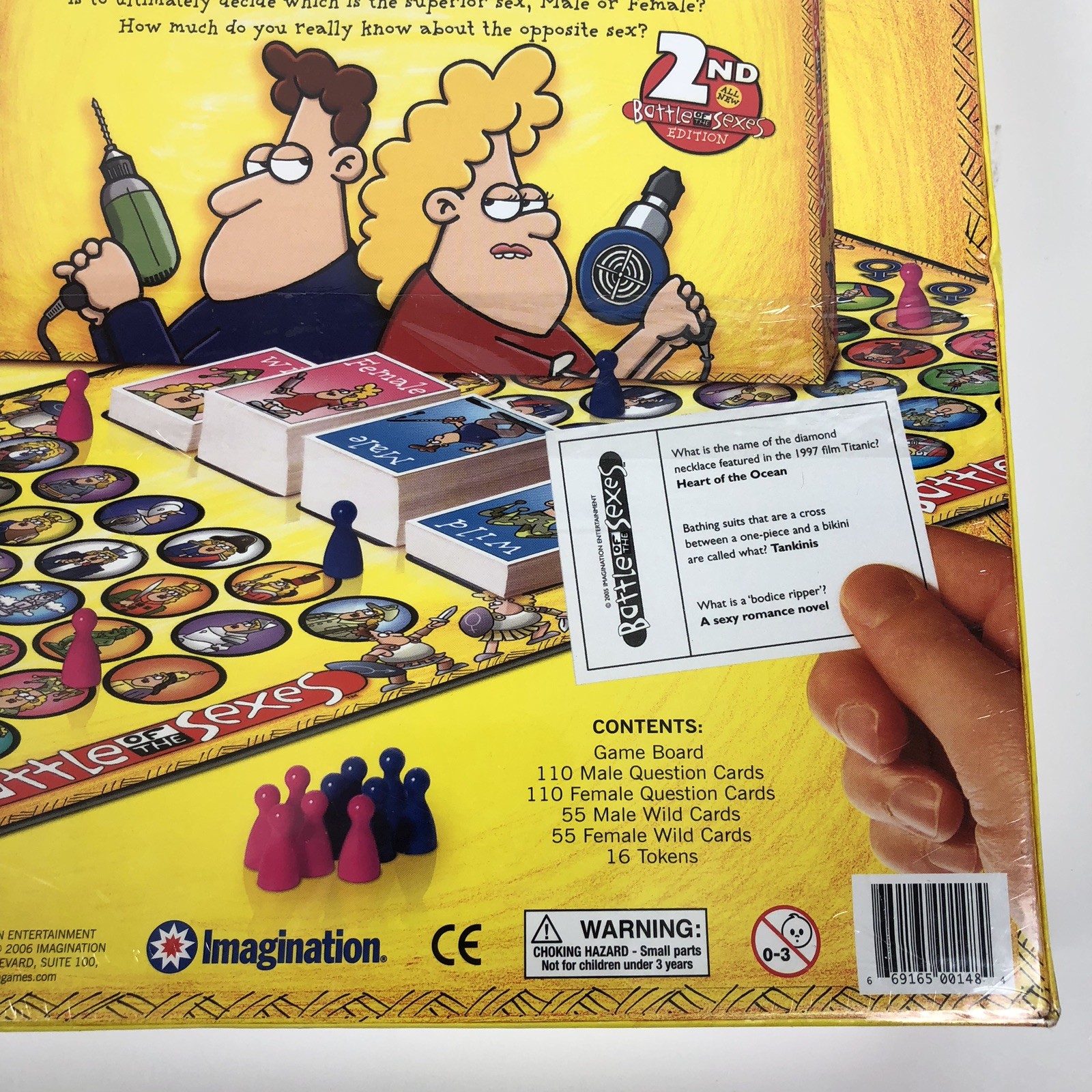 Sealed All New Battle of the Sexes Family Board Game 2nd Edition Imagination Ent