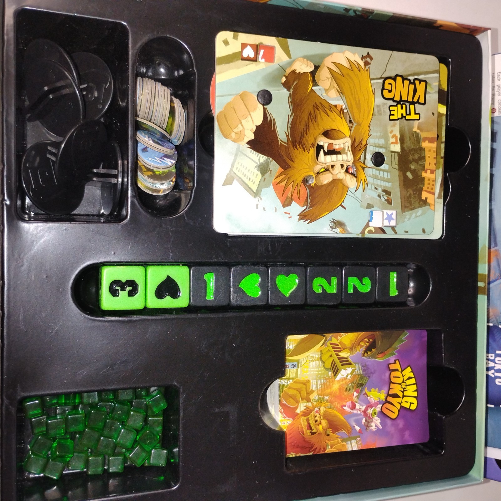 King of Tokyo Board Game IELLO Richard Garfield 2014 COMPLETE Open Box