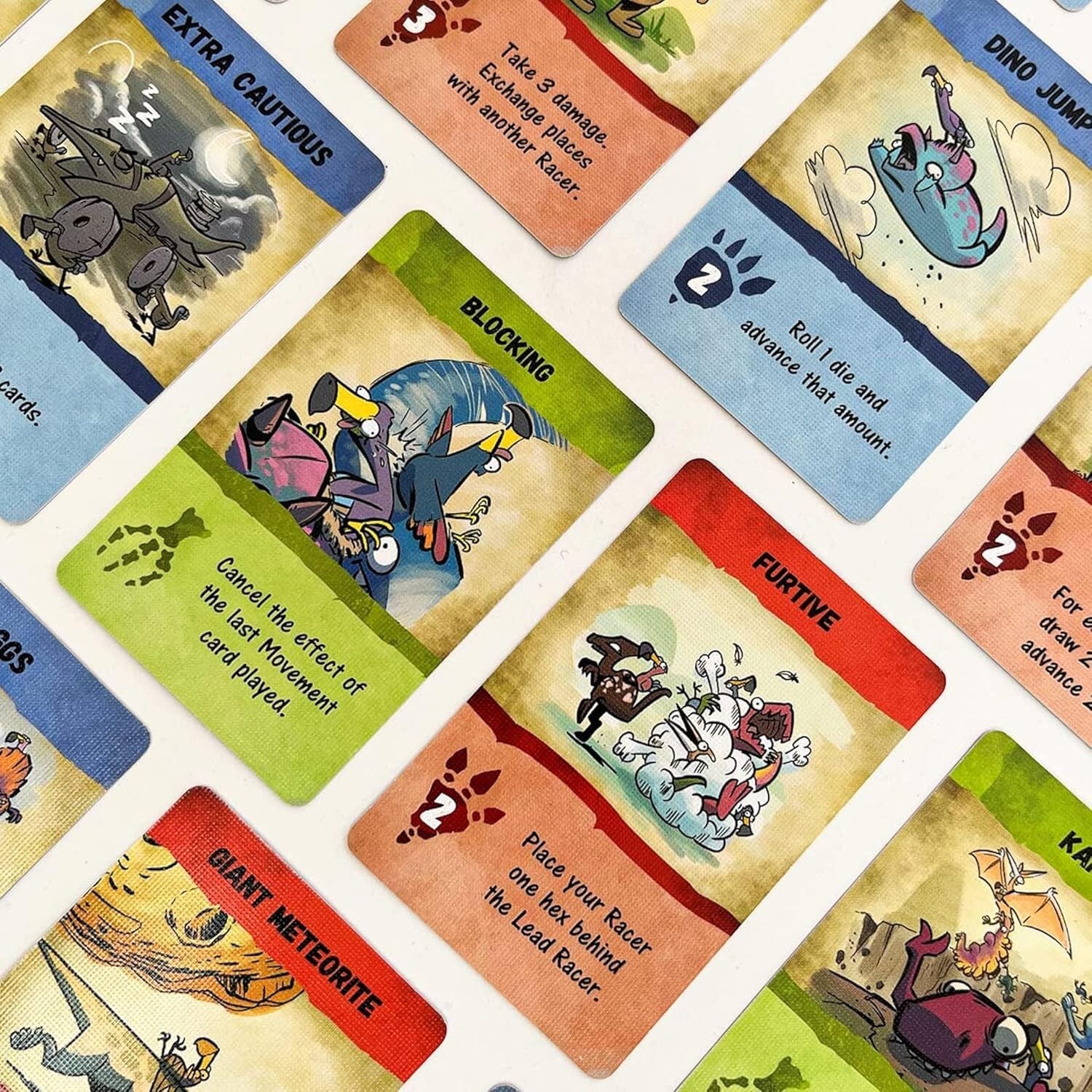Dodos Riding Dinos Board Game KICKSTARTER (1-6 Player) New 1st Edition Free Ship